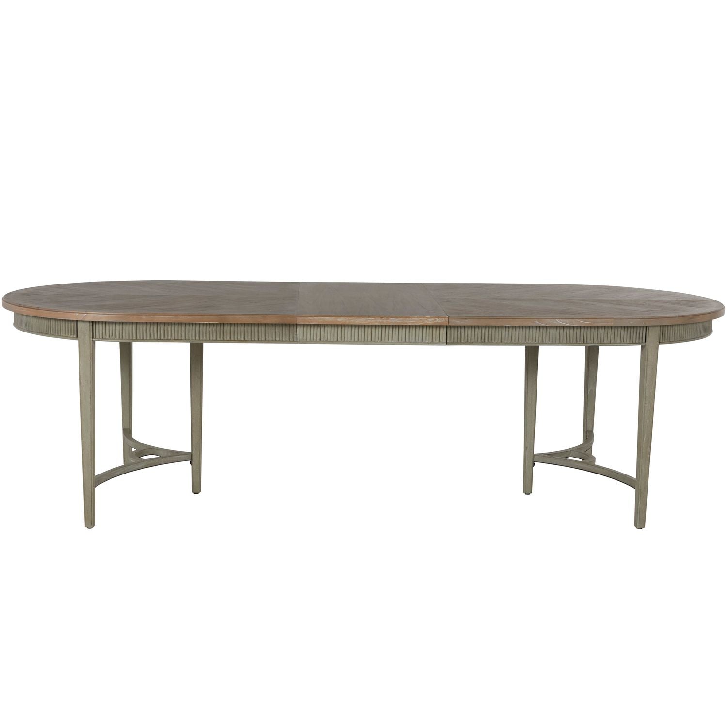 Whitlock Mindi Veneer Oval Extendable Dining Table - 86 In. W X 30 In. H