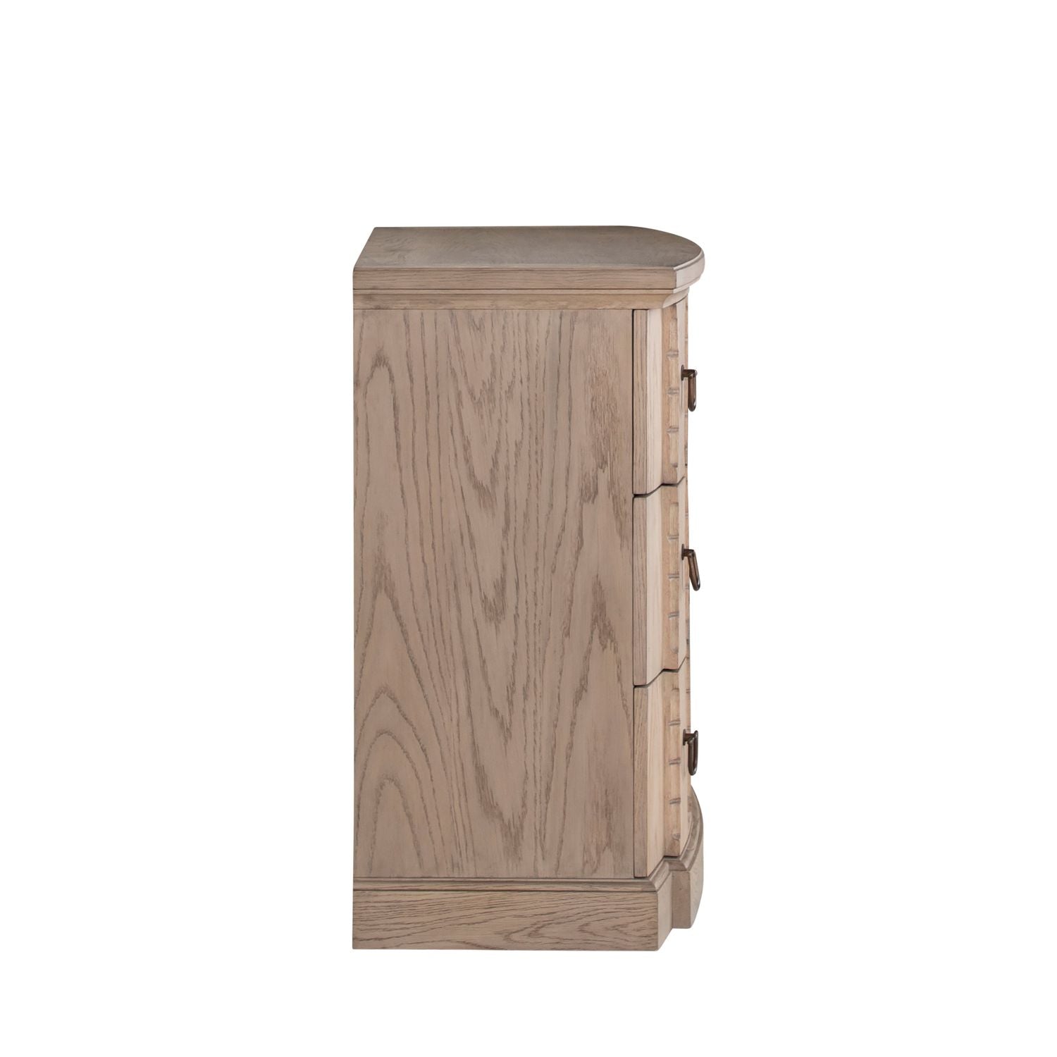 Antonio Oak Wood Chest - 3 Drawers, Light Natural Blonde