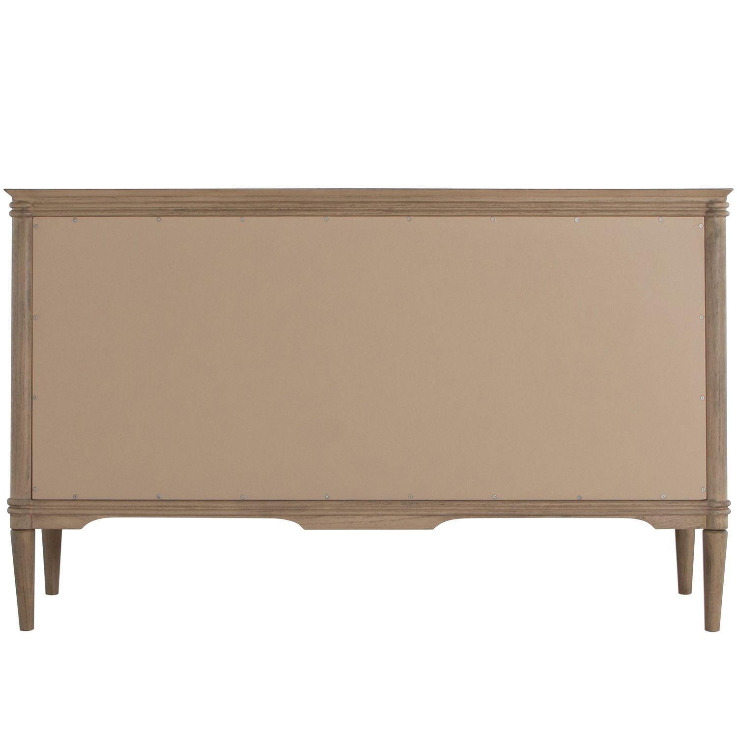 Linnea Oak Wood Storage Dresser - 6 Drawers, Blonde Natural