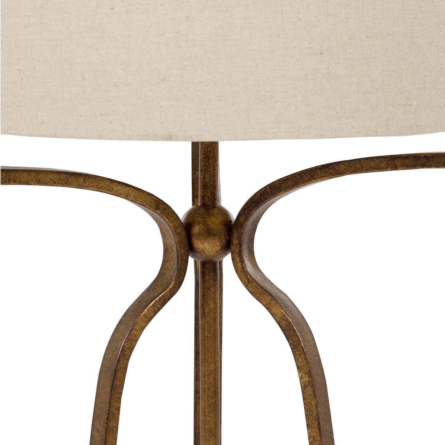 Evie Metal Ashwell Gold Table Lamp - 42.75 In. H