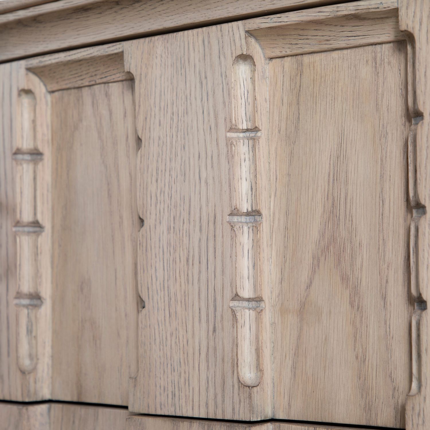 Antonio Oak Wood Chest - 3 Drawers, Light Natural Blonde