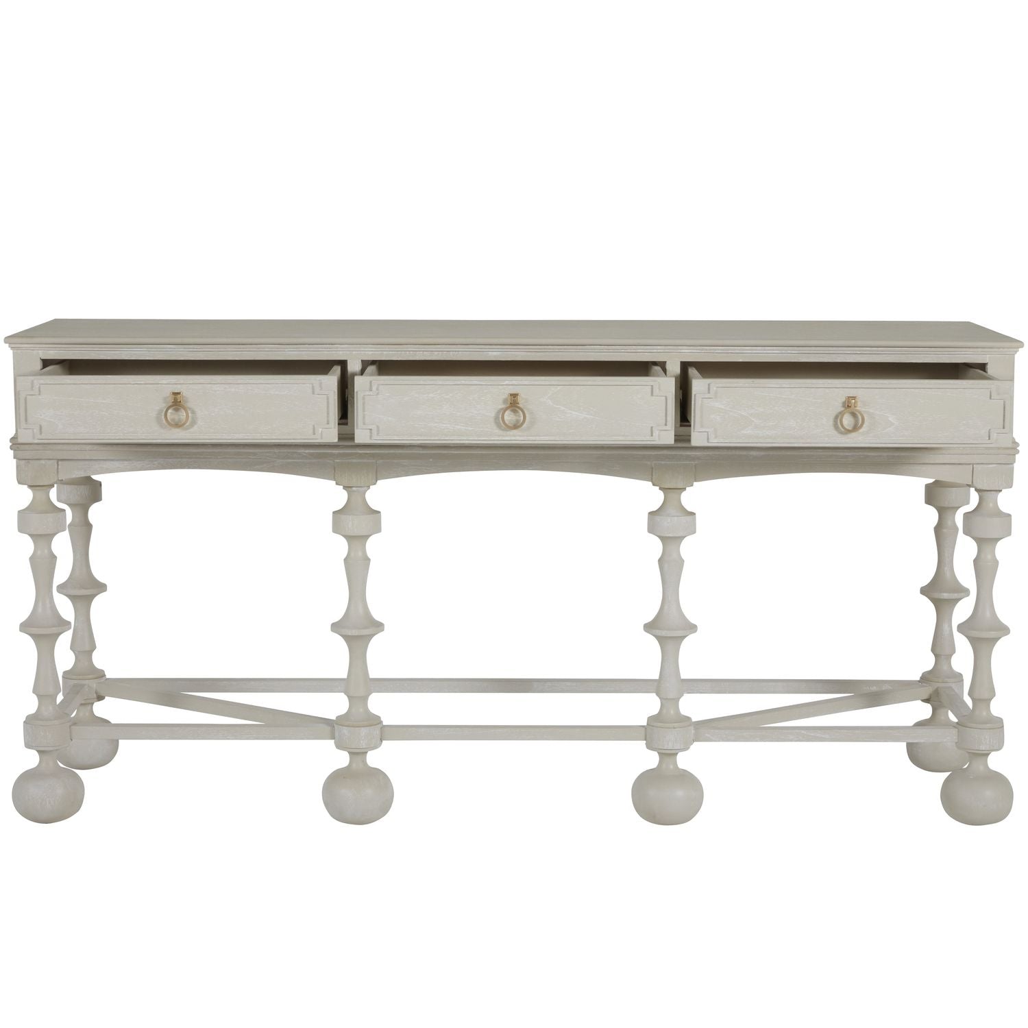 Arrington Mindi Veneer Rectangle Console Table - 76 In. W X 37.25 In. H