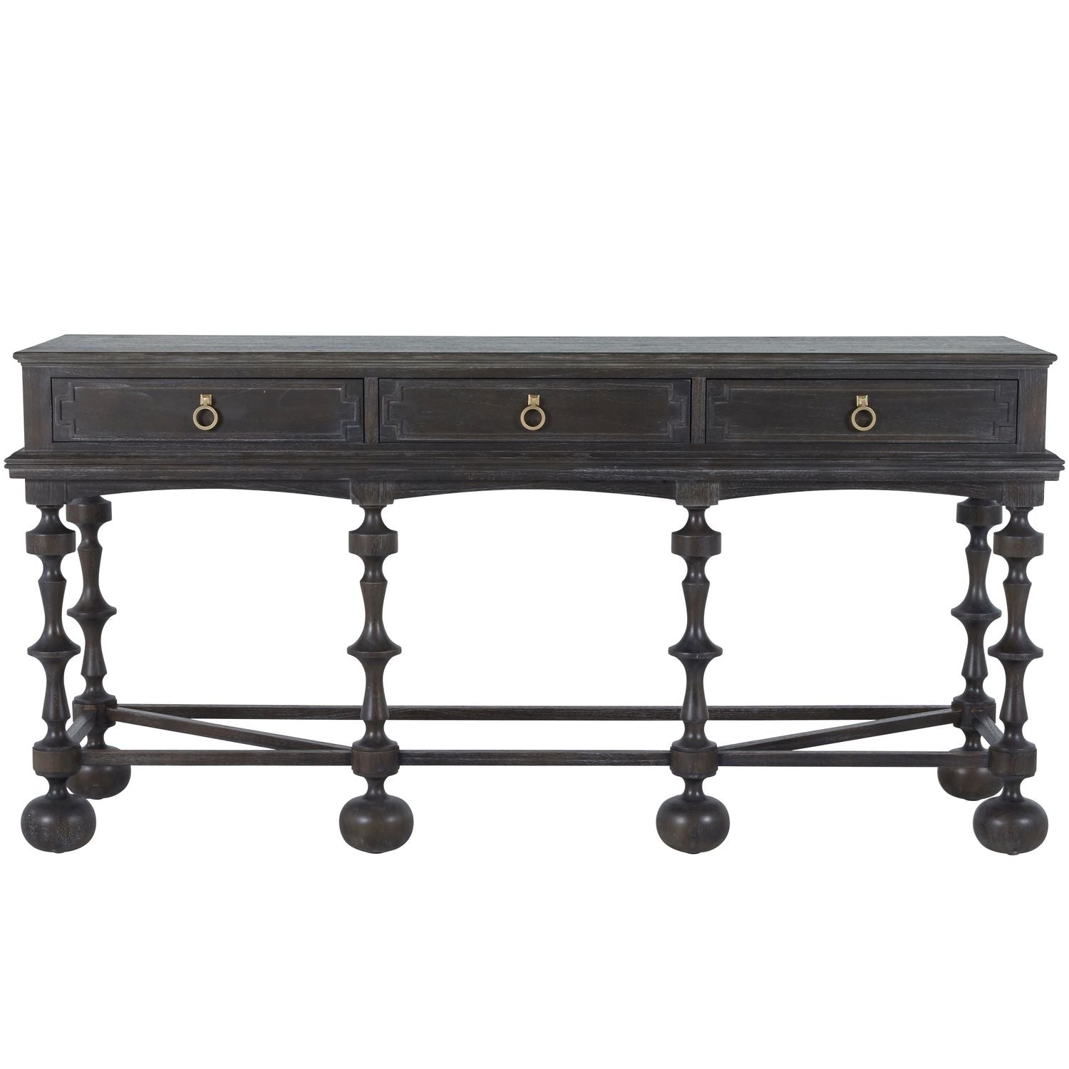 Arrington Mindi Veneer Rectangle Console Table - 76 In. W X 37.25 In. H