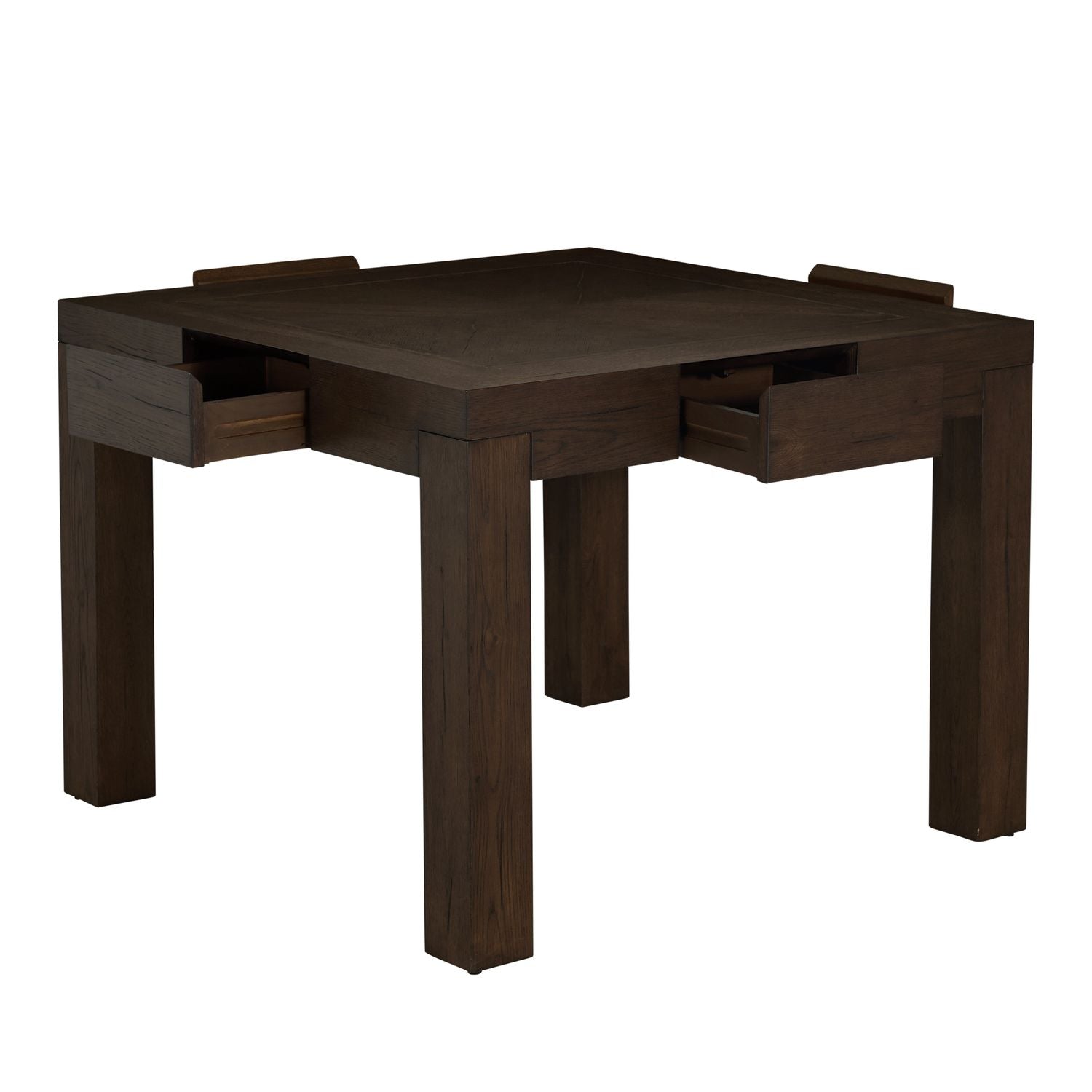Highland Oak Square Legged Dining Table - Dusk, 40 In. W X 30 In. H