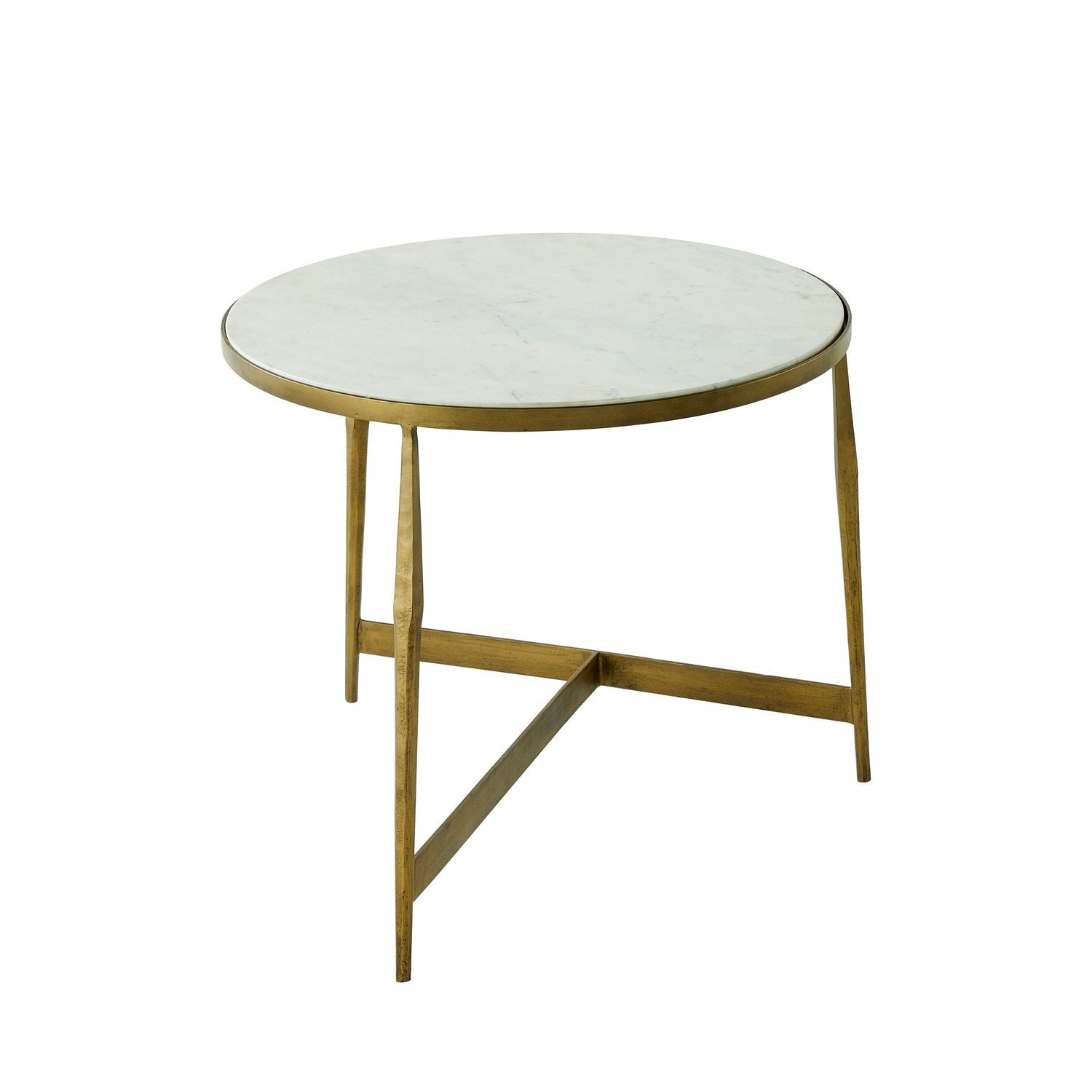 Alana Iron Round Table - 28 In. W X 25 In. H