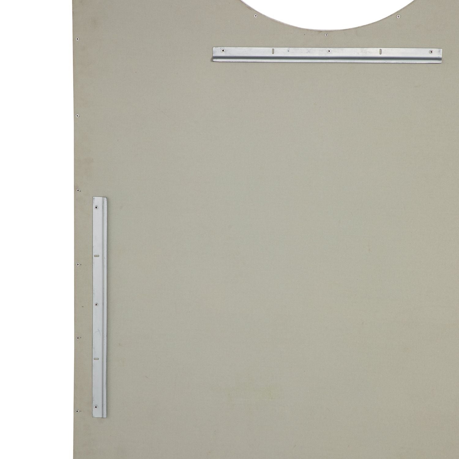 Oakley Circle Accent Mirror - Natural Ivory, 55 In. H X 40 In. W X 1.25 In. D