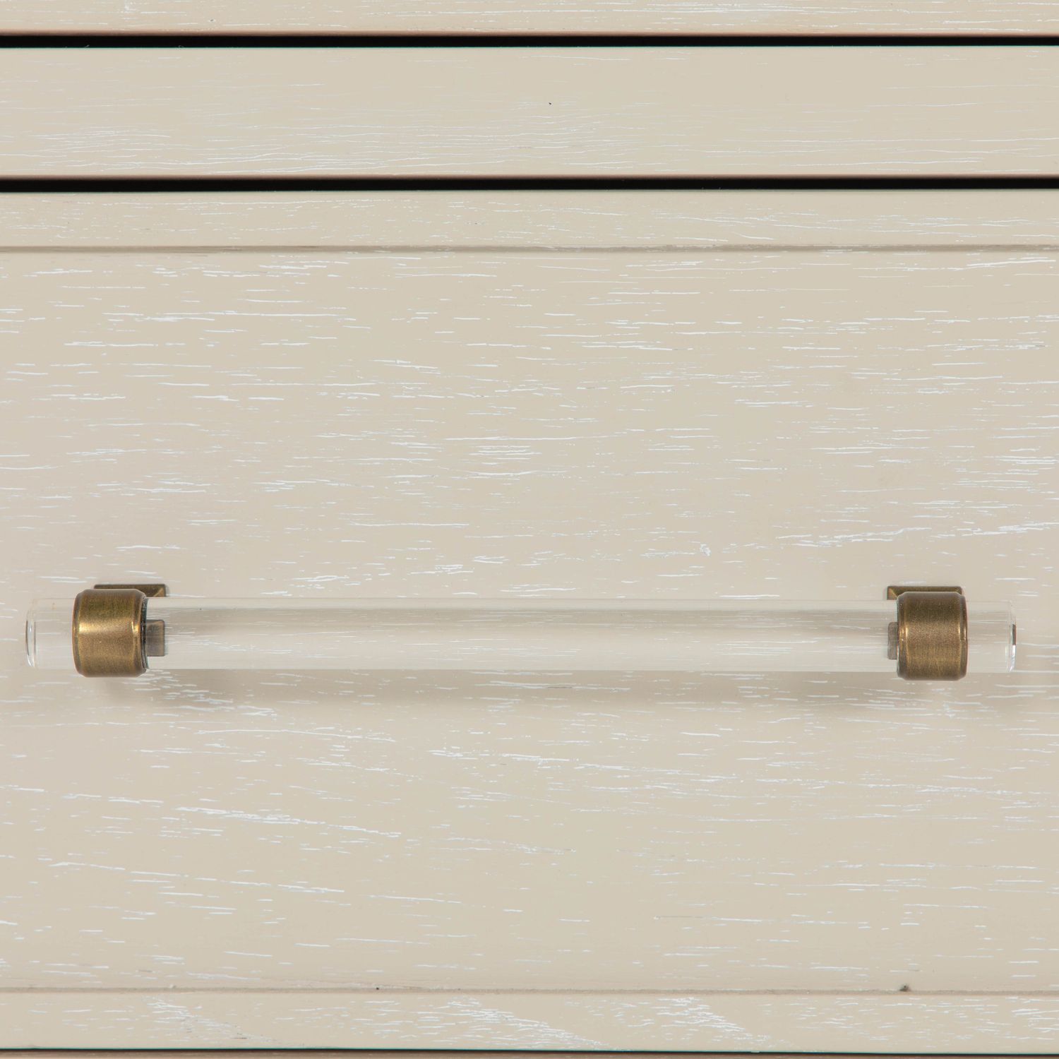 Alexandra Mindi Wood Storage Chest - 3 Drawers, Cerused White