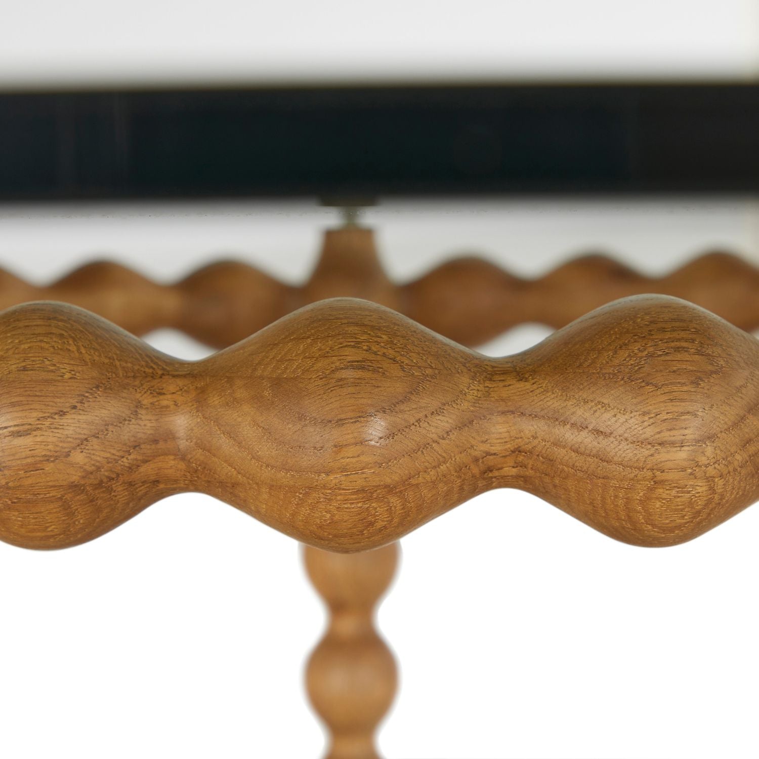 Gwen Wooden Glass Top Round Dining Table - 56 In. W X 29.5 In. H