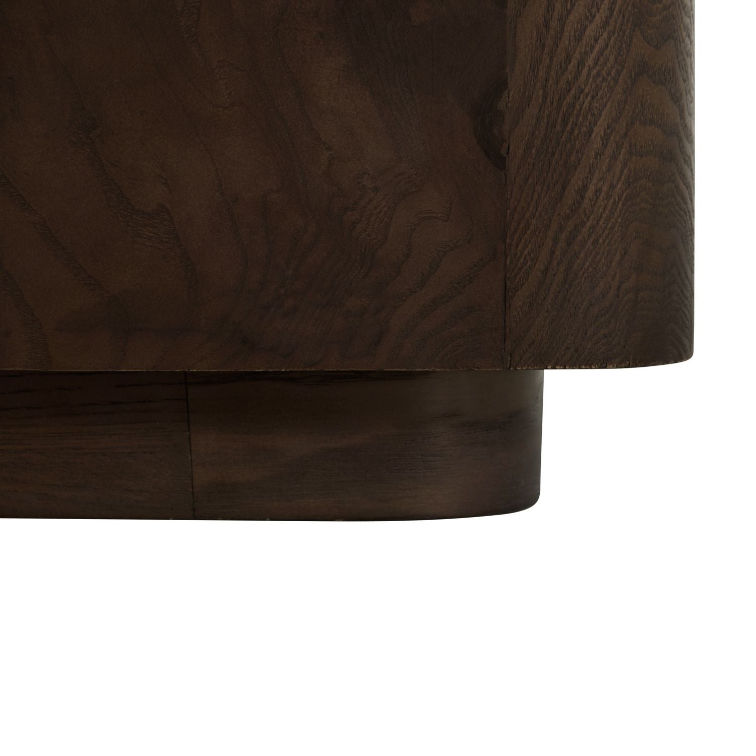 Summit Ash Burl Circle Pedestal Coffee Table - Dusk, 48 In. W X 17.5 In. H
