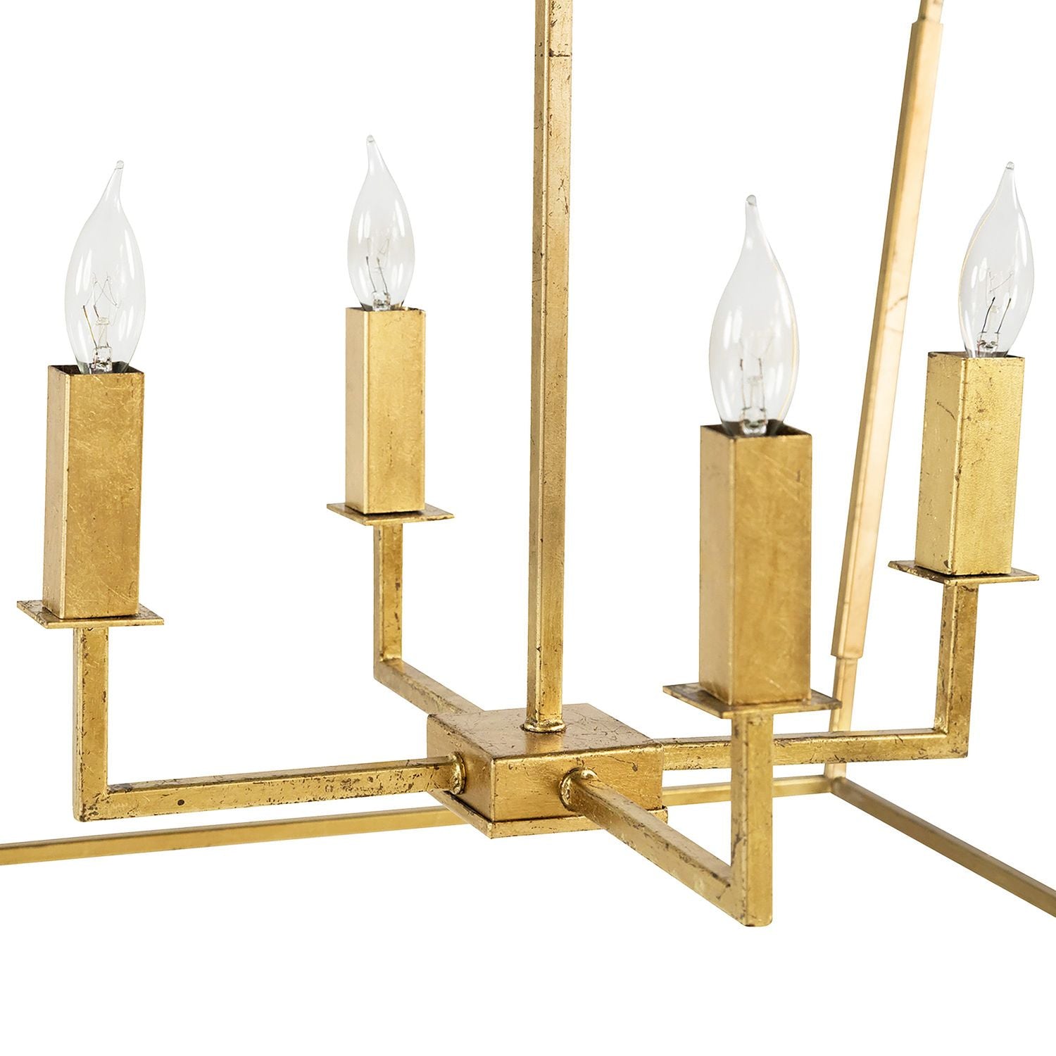Adler Metal Vintage Gold Chandelier - 24.5 In. D X 23.5 In. H