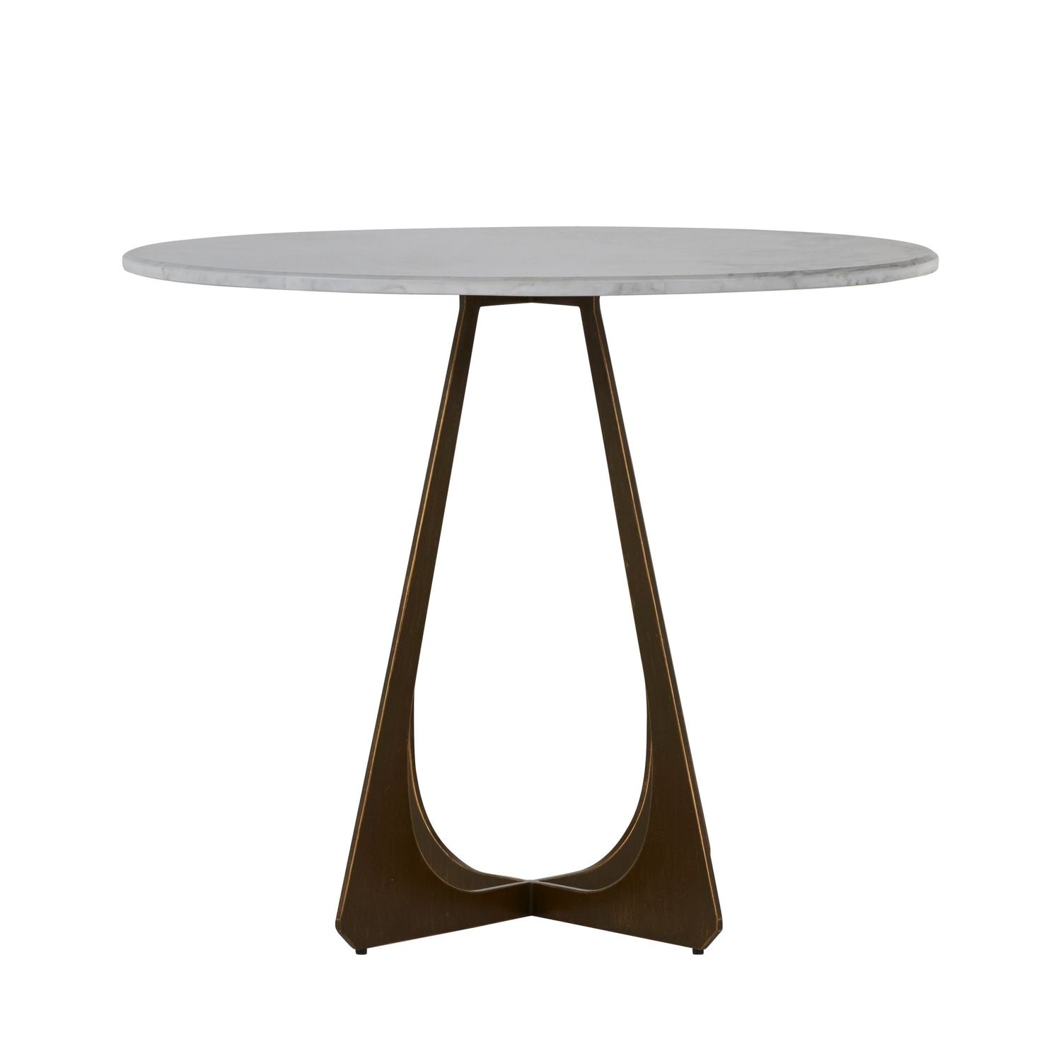 Drayton Iron Round Pedestal Bistro Table - 36 In. W X 29.75 In. H