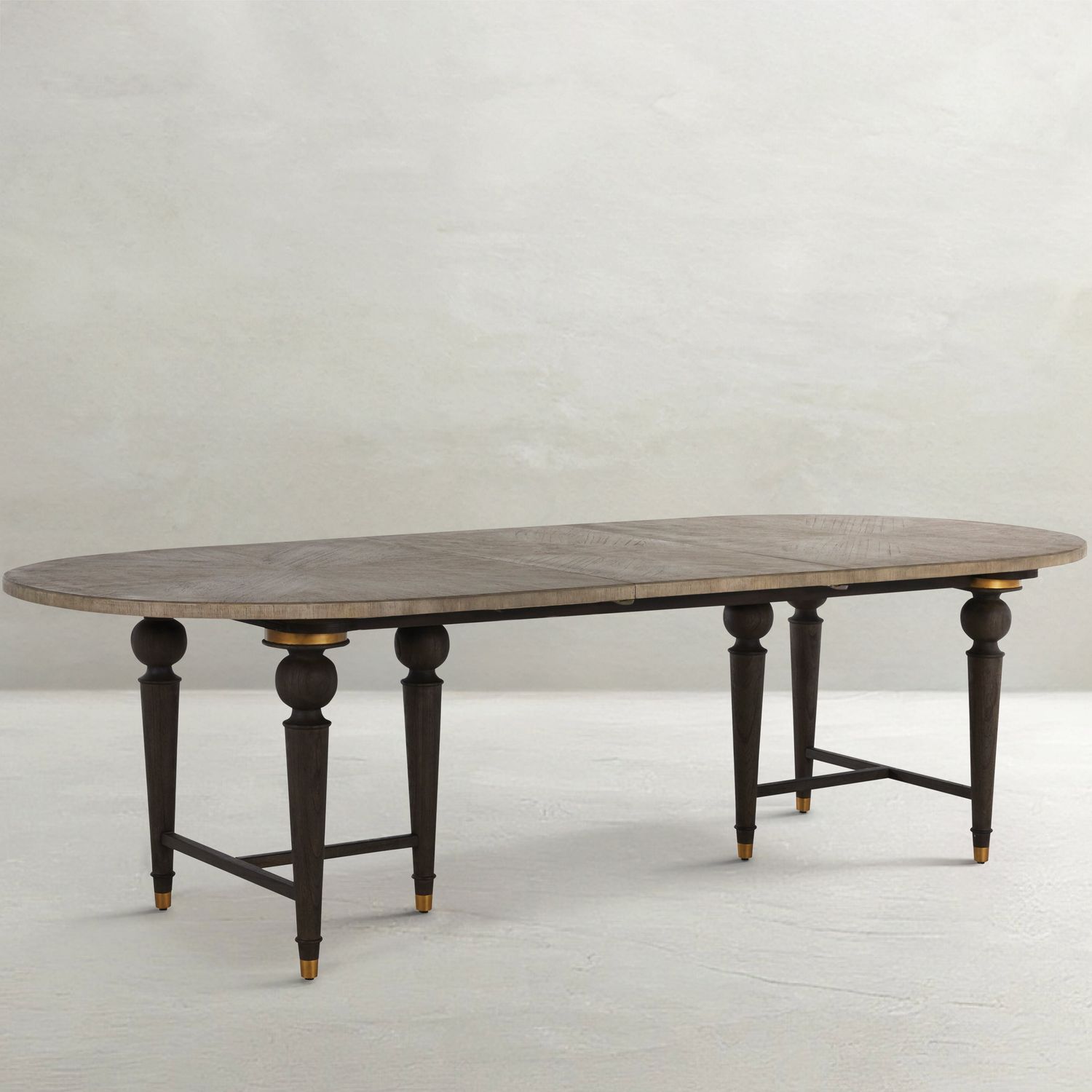 Roderick Mindi Veneer Oval Extendable Dining Table - 82 In. W X 30 In. H