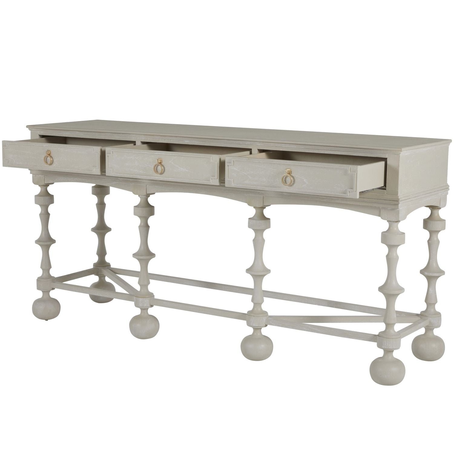 Arrington Mindi Veneer Rectangle Console Table - 76 In. W X 37.25 In. H