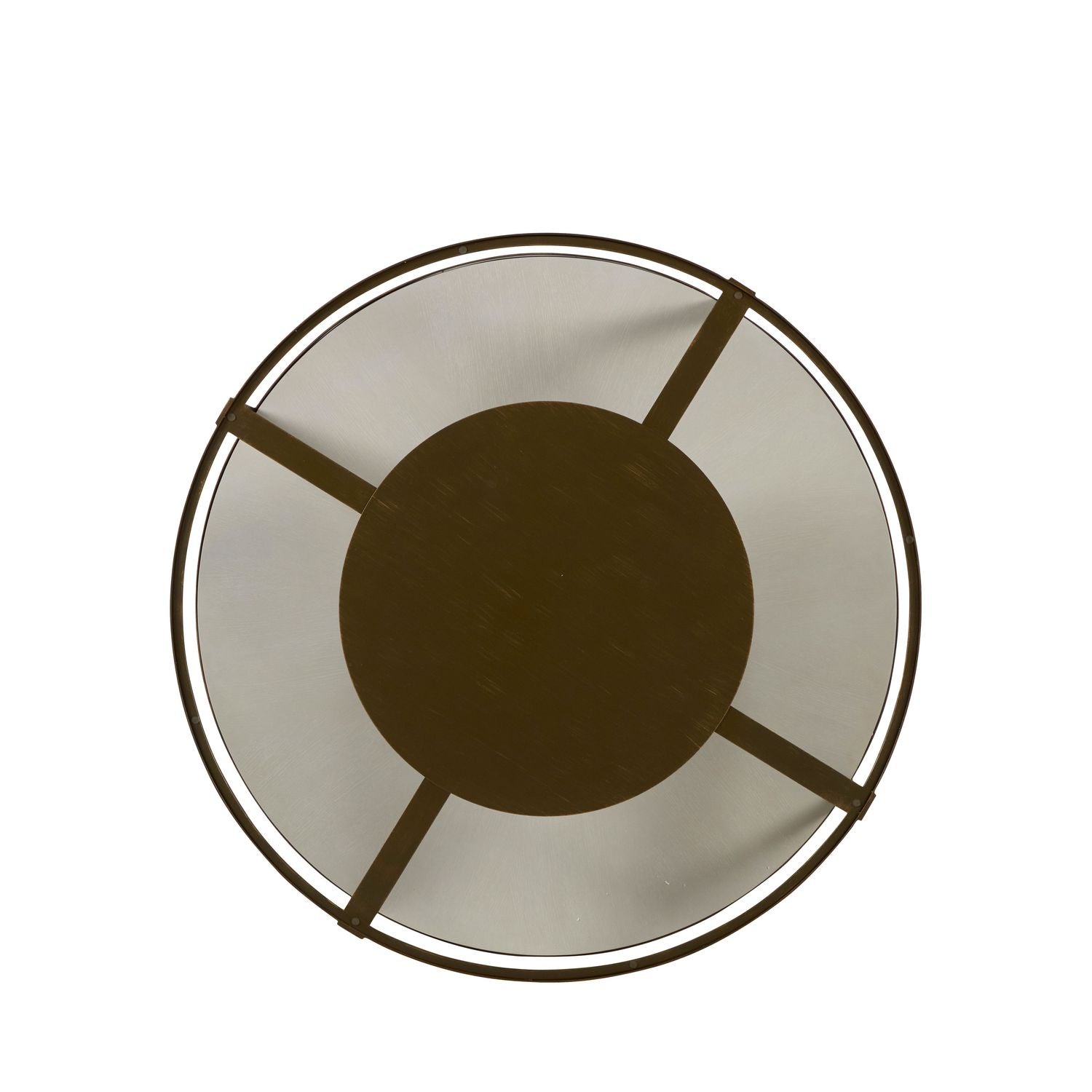Marlon Metal Round Coffee Table - 48.5 In. W X 19.25 In. H