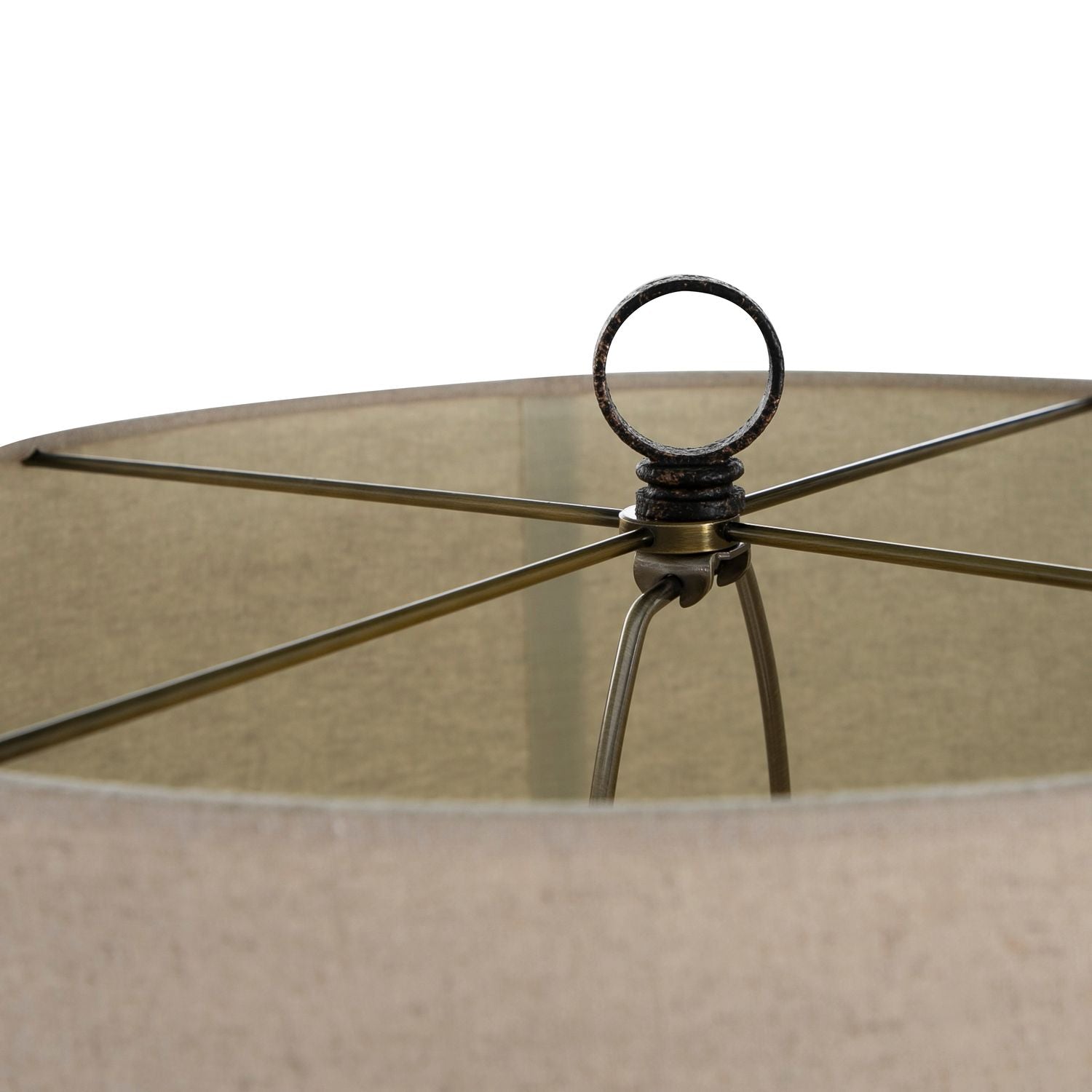 Elena Iron Antique Bronze Tripod Base Floor Lamp - 74.25 In. H