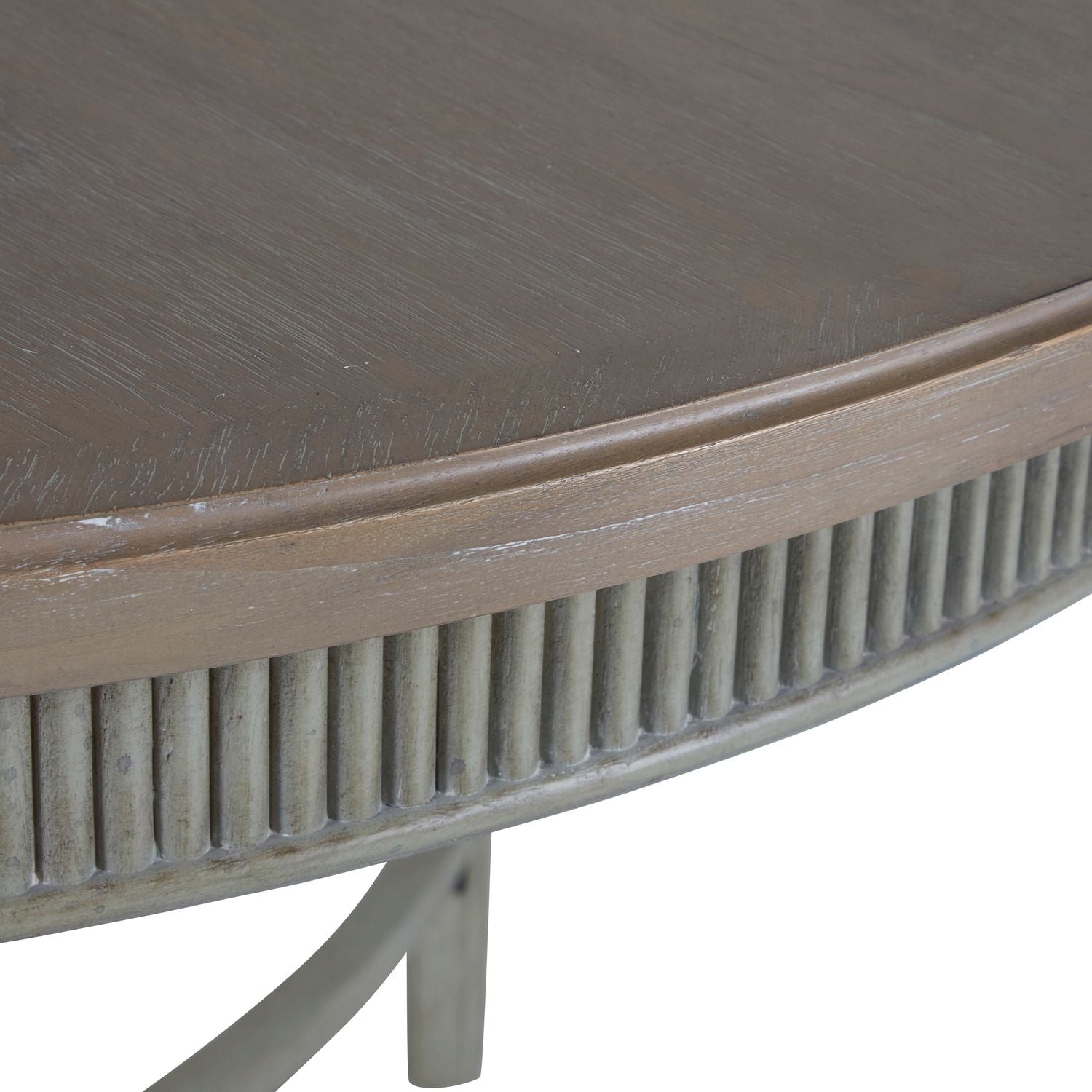 Whitlock Mindi Veneer Oval Extendable Dining Table - 86 In. W X 30 In. H