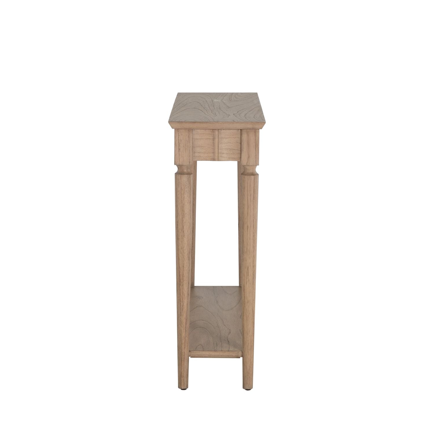Peterson Mindi Veneer Rectangle Trestle Console Table - Natural, 41 In. W X 32 In. H