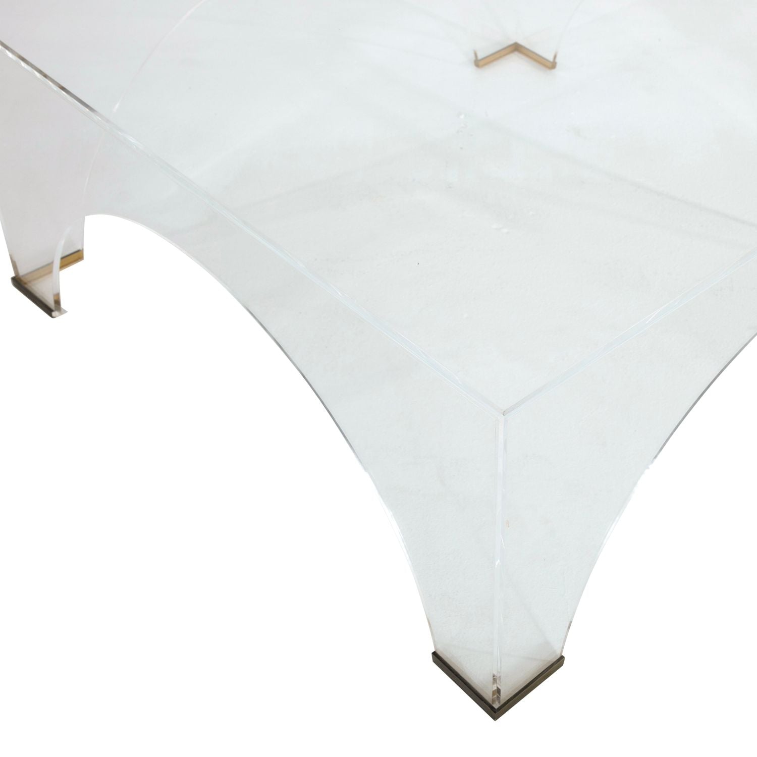 Cindy Acrylic Rectangle Coffee Table - 40 In. W X 18 In. H