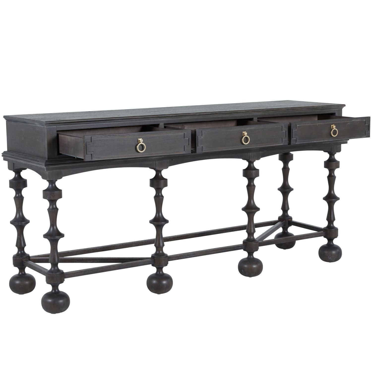 Arrington Mindi Veneer Rectangle Console Table - 76 In. W X 37.25 In. H