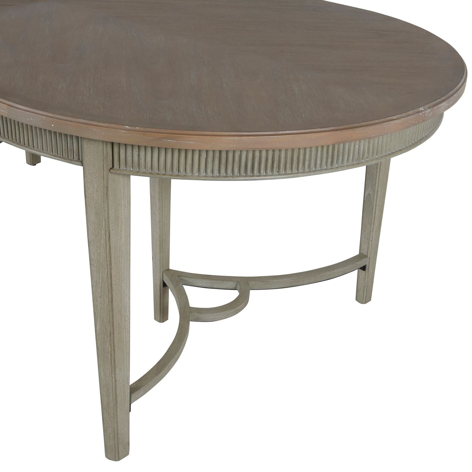 Whitlock Mindi Veneer Oval Extendable Dining Table - 86 In. W X 30 In. H