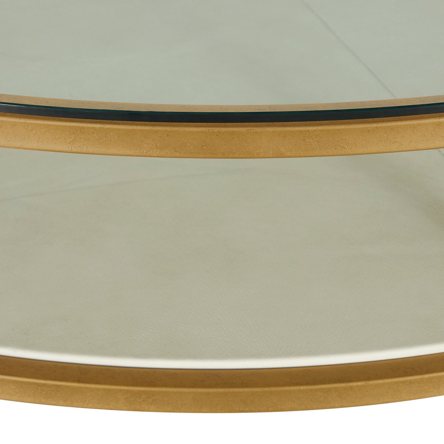 Constance Metal Round Coffee Table - 50 In. W X 18.5 In. H