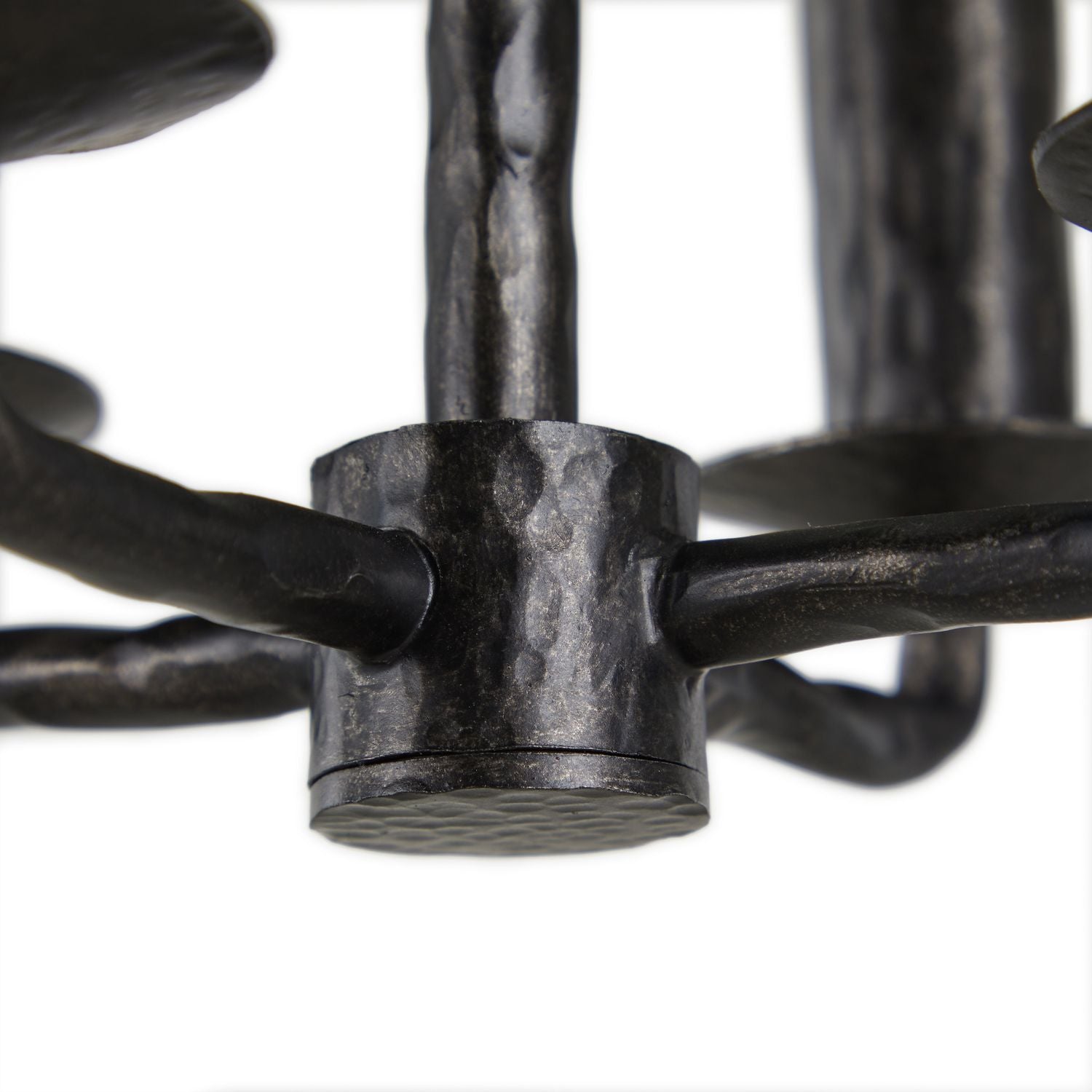 Clover Metal Black Large Pendant - 12.5 In. D X 30 In. H