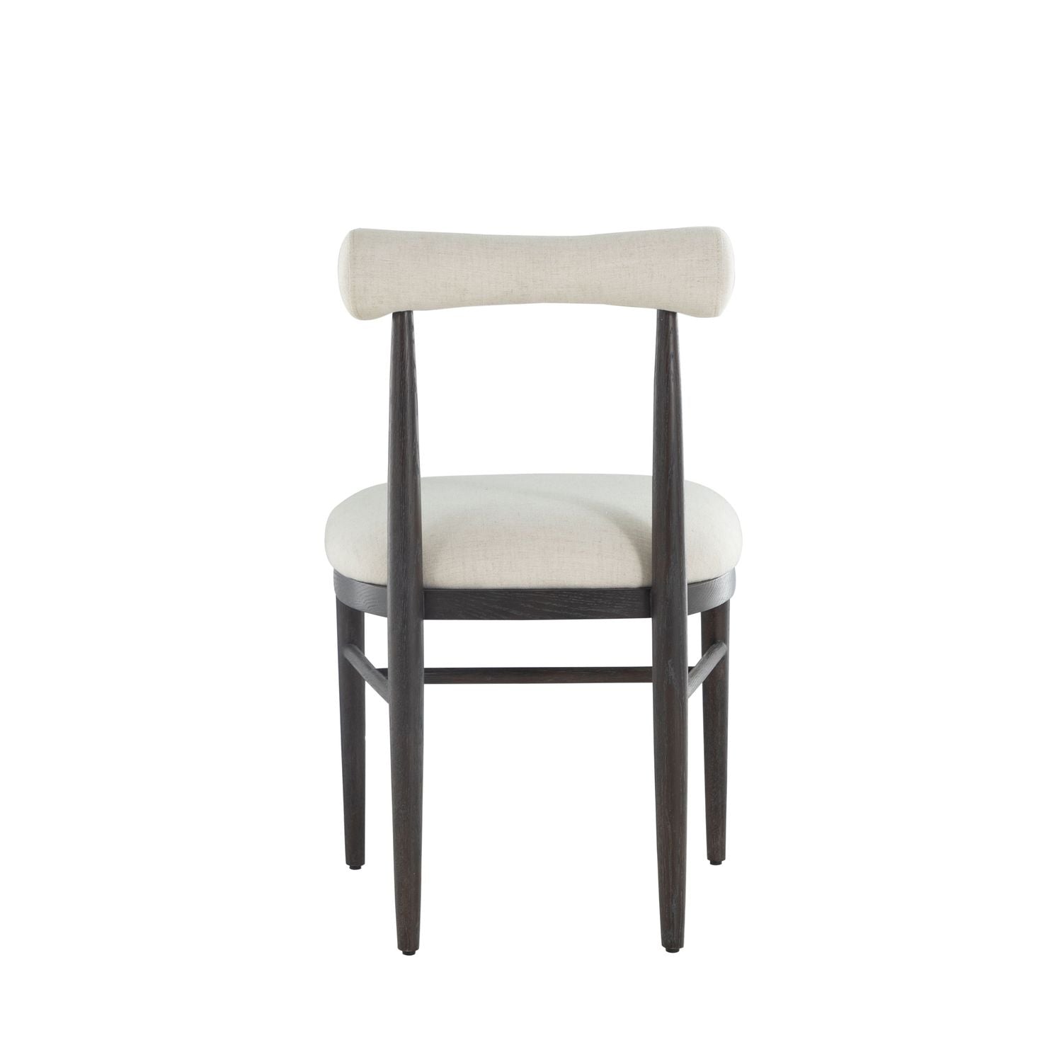 Vira Oak Side Chair - Cerused Forest Black Linen