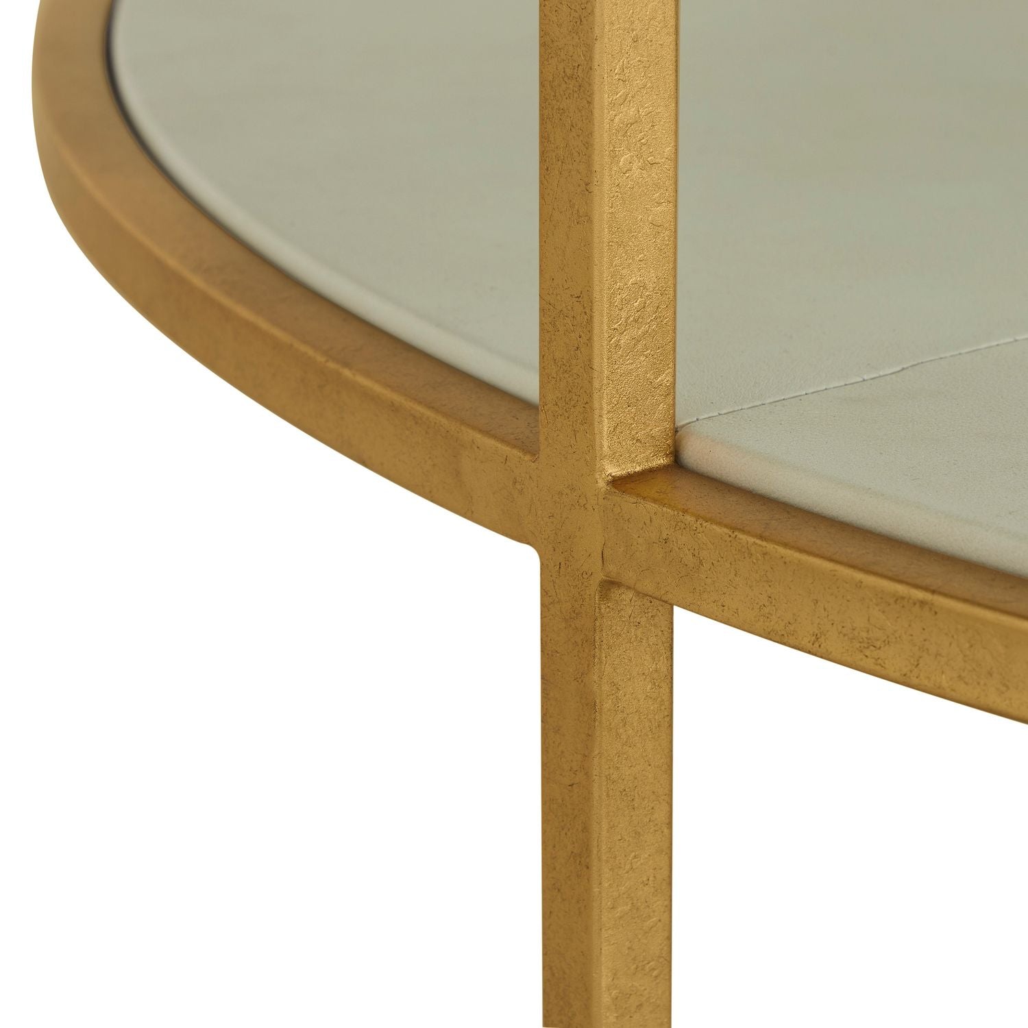 Constance Metal Round Coffee Table - 50 In. W X 18.5 In. H