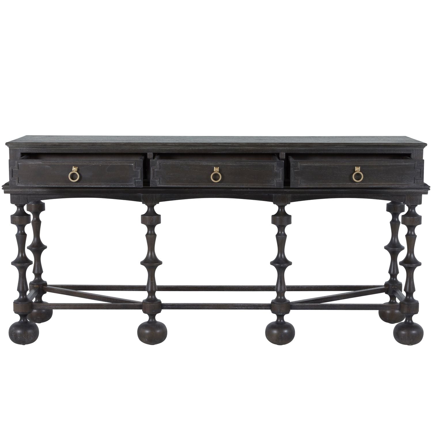Arrington Mindi Veneer Rectangle Console Table - 76 In. W X 37.25 In. H