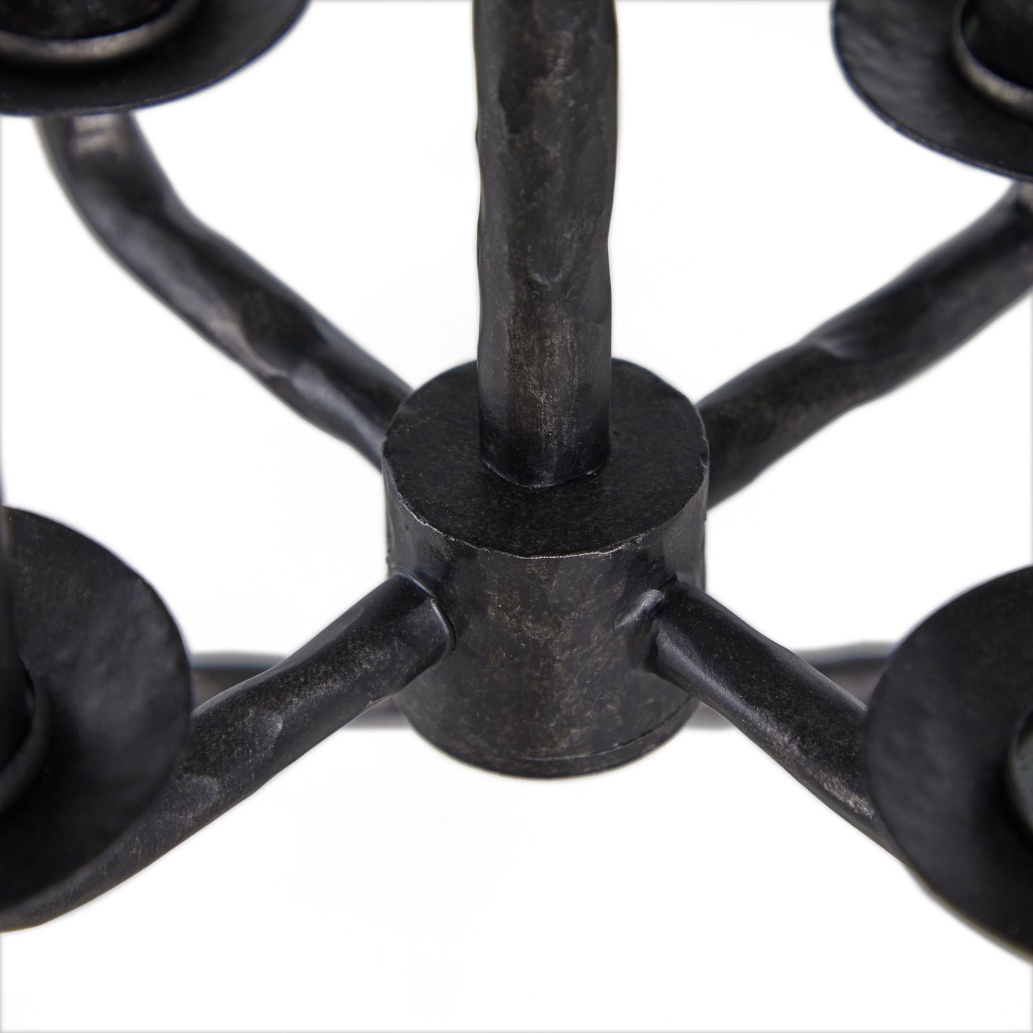 Clover Metal Black Large Pendant - 12.5 In. D X 30 In. H