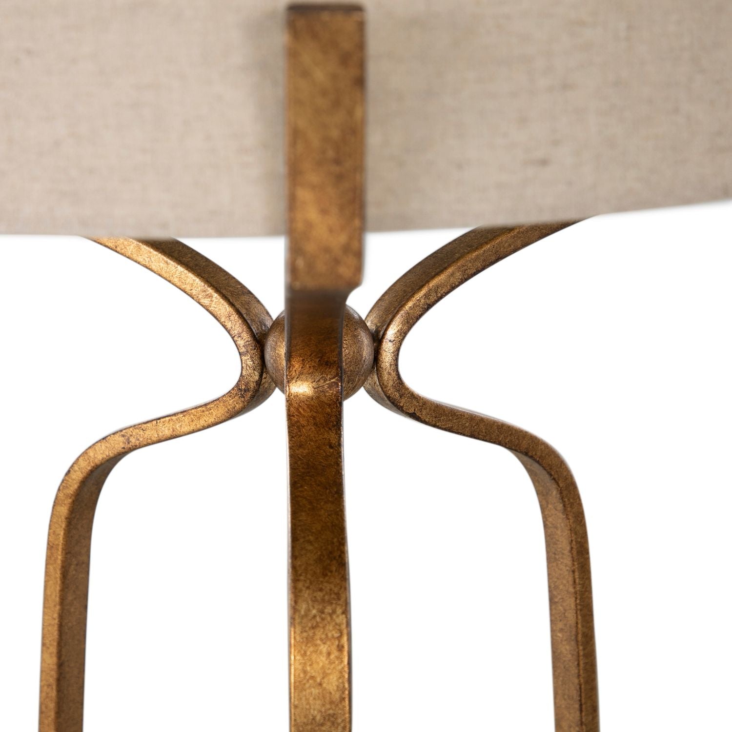 Evie Iron Ashwell Gold Tripod Base Floor Lamp - 70 In. H
