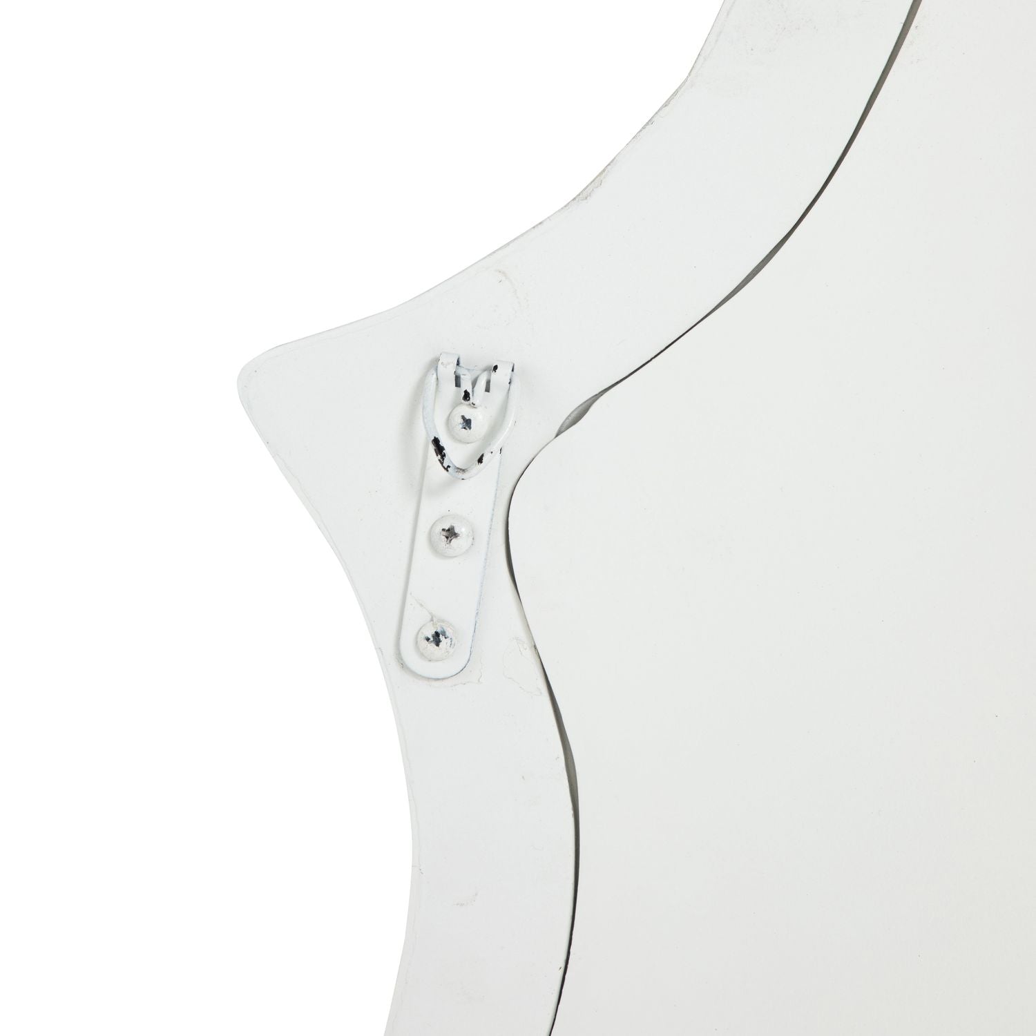 Laurette Quatrefoil Accent Mirror - White, 34 In. H X 34 In. W X 1 In. D