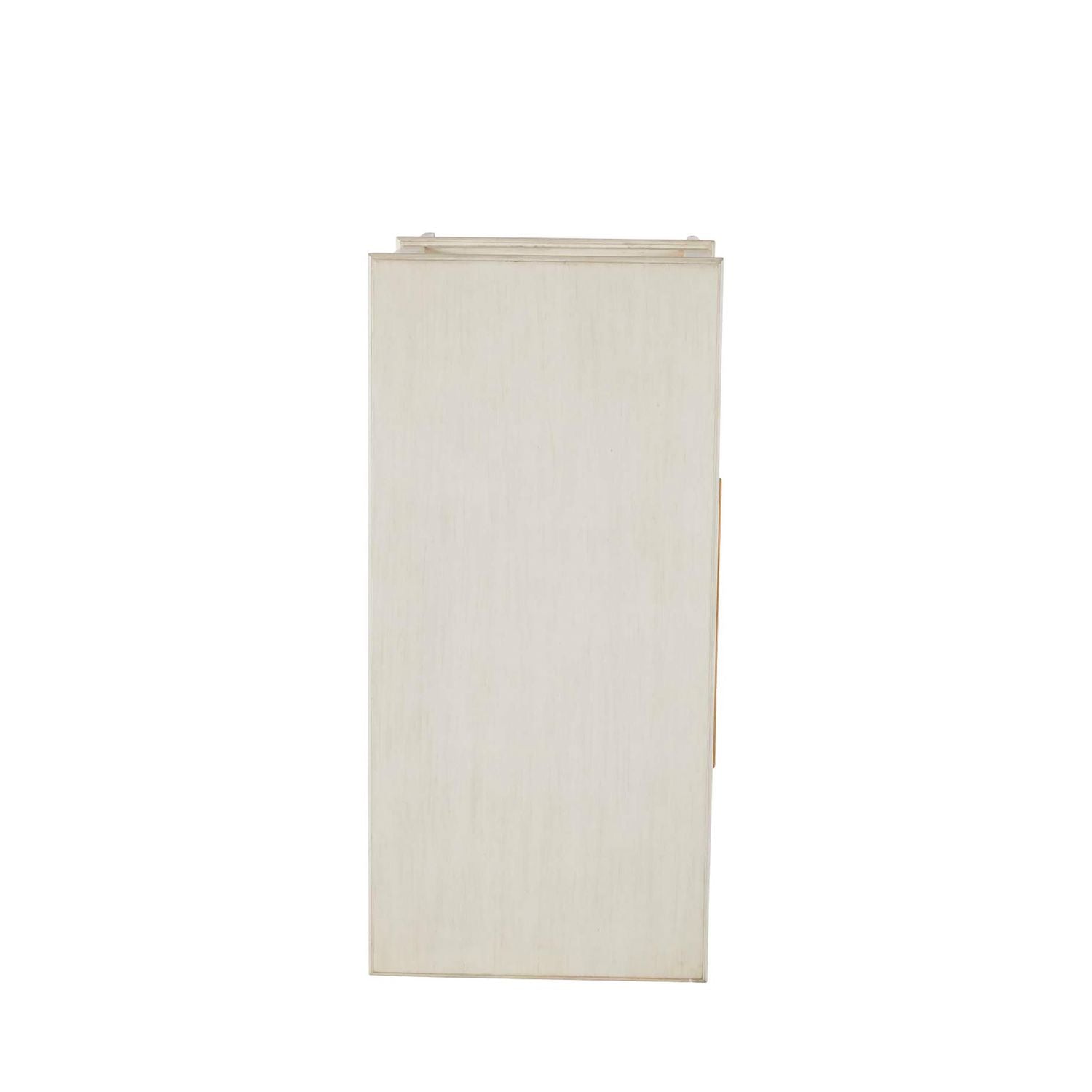 Riggs Oak Wood Nightstand - 2 Drawers, Distressed Antique White