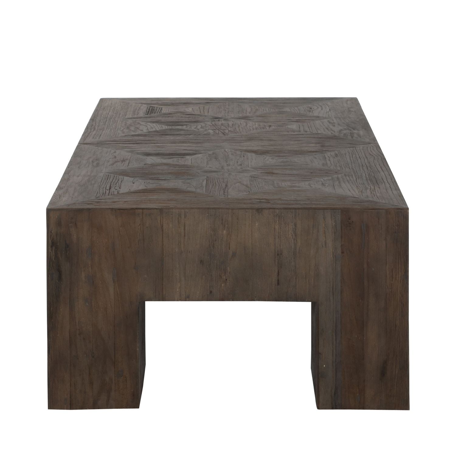 Robert Recycled Elm Rectangle Coffee Table - 64 In. W X 18 In. H
