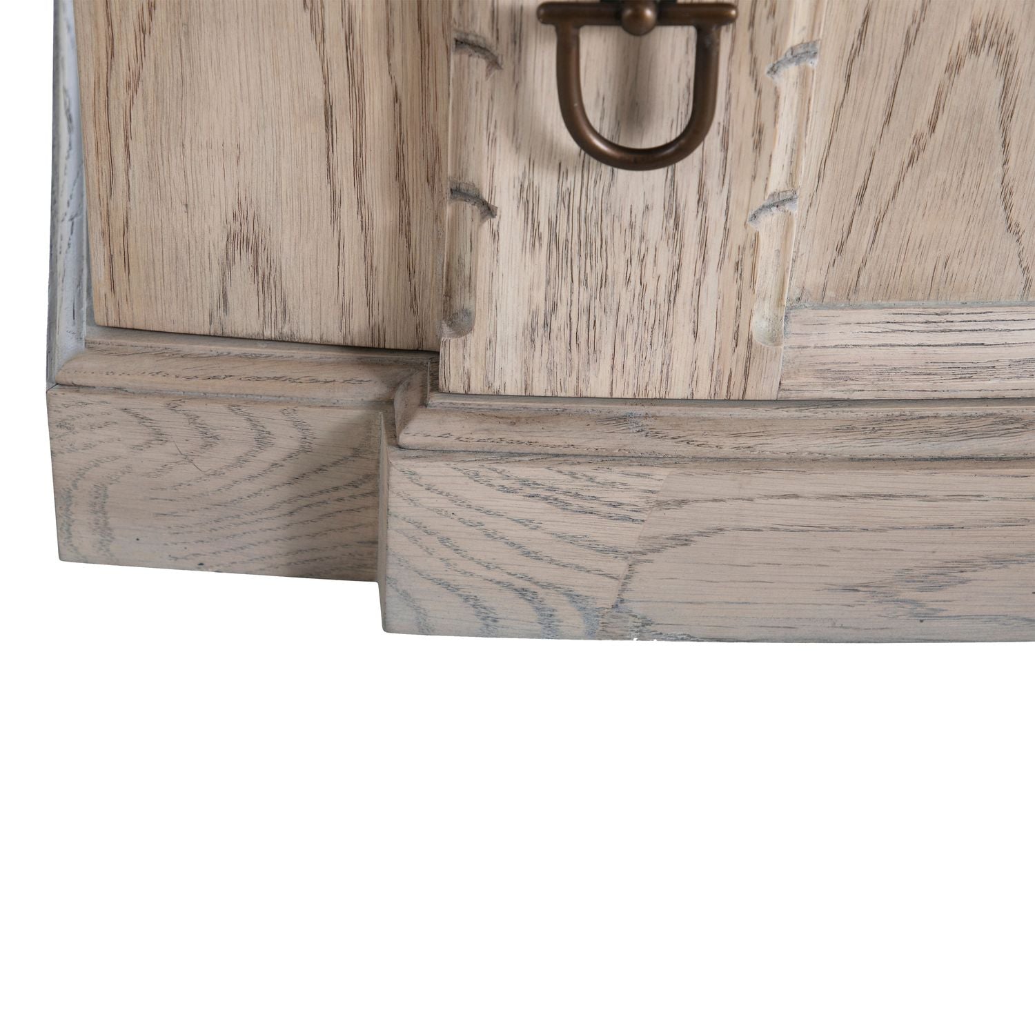 Antonio Oak Wood Chest - 3 Drawers, Light Natural Blonde
