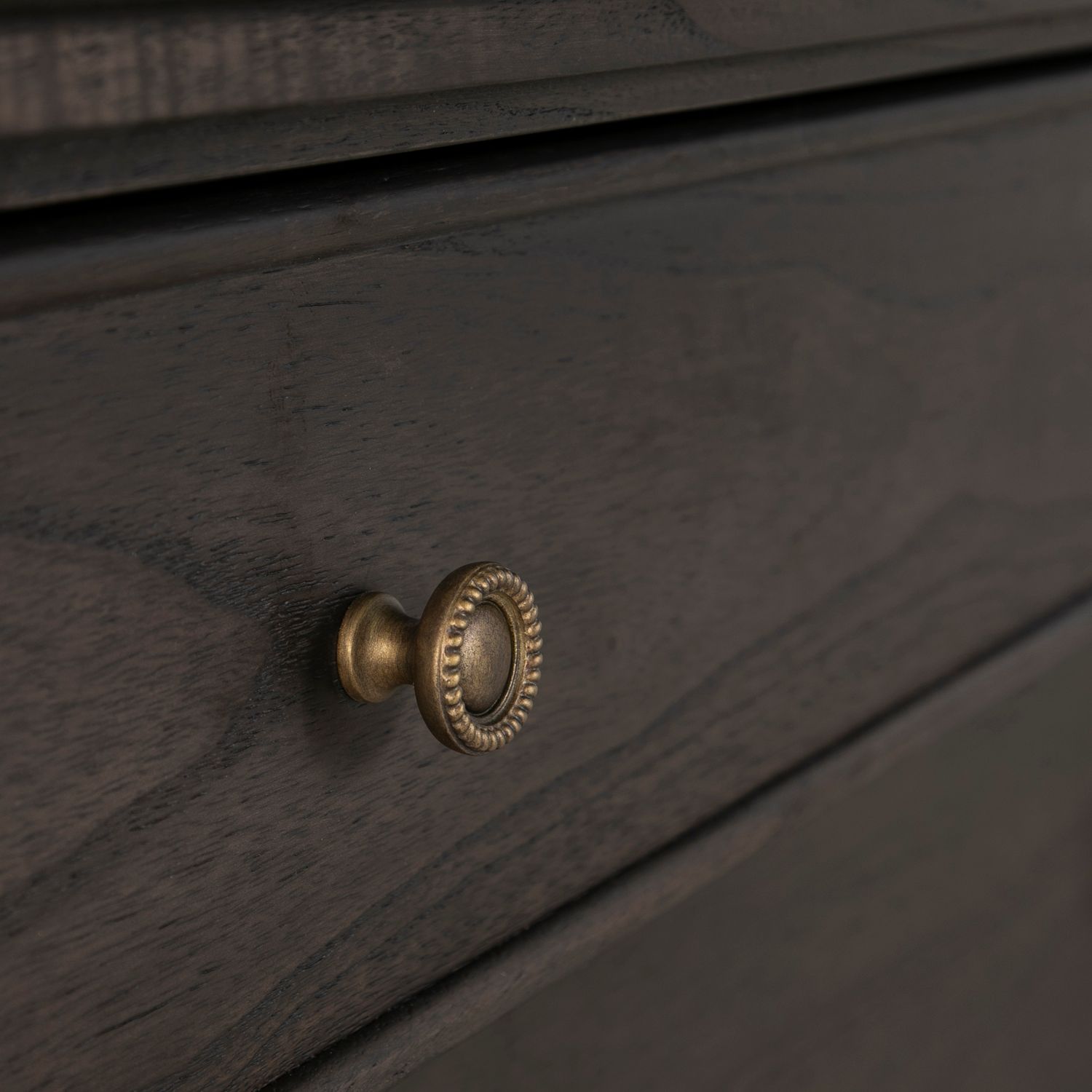 Burkhardt Mindi Wood Storage Chest - 3 Drawers, Dark Antique Bronze