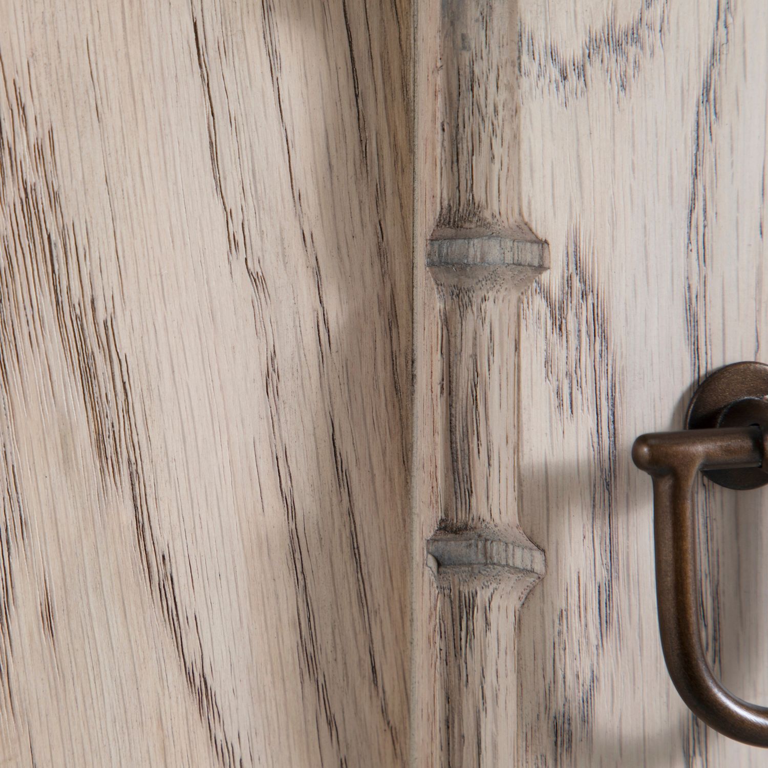 Antonio Oak Wood Chest - 3 Drawers, Light Natural Blonde