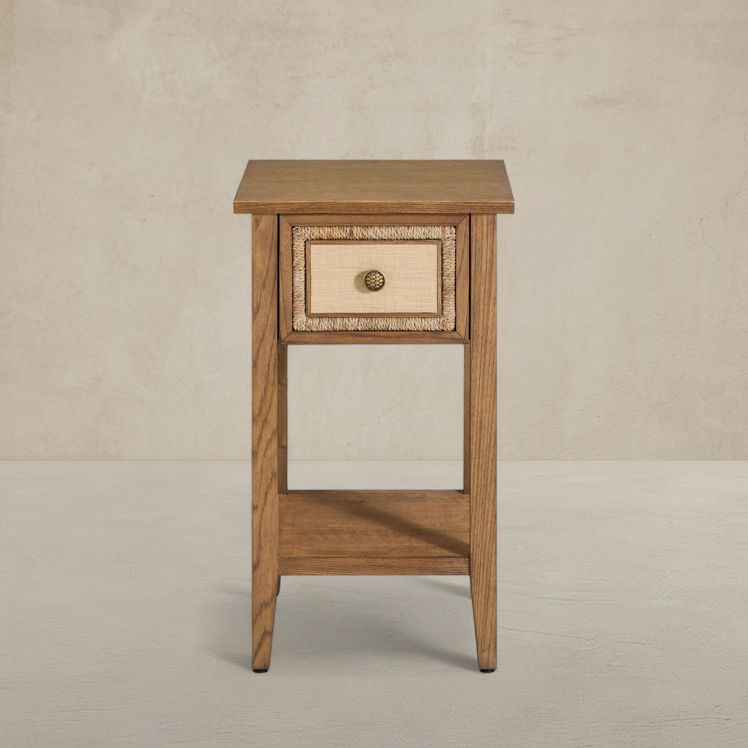 Grand Bermuda Sungkai Wood Nightstand - 1 Drawer
