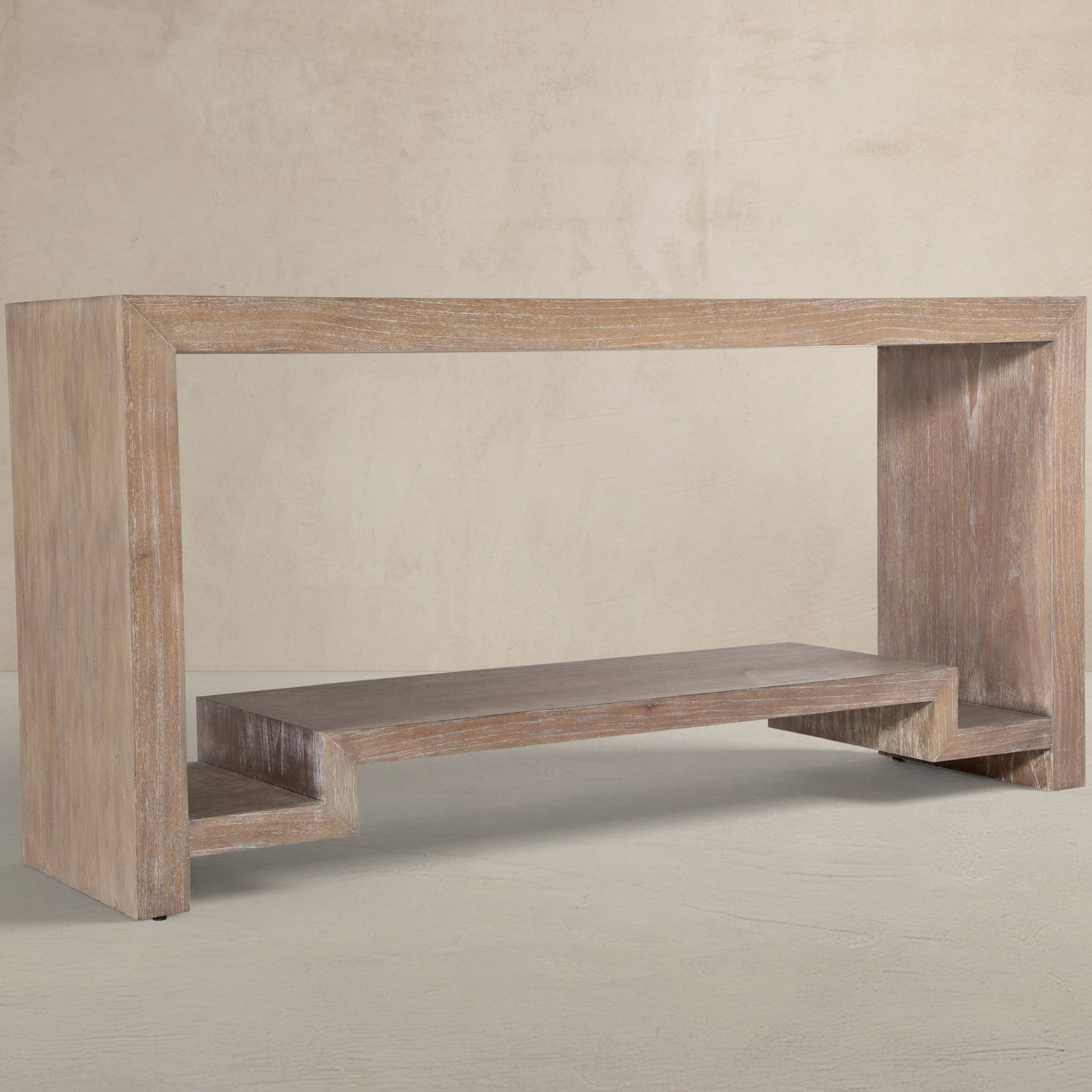 Emerson Mindi Veneer Rectangle Console Table - 68 In. W X 33.5 In. H