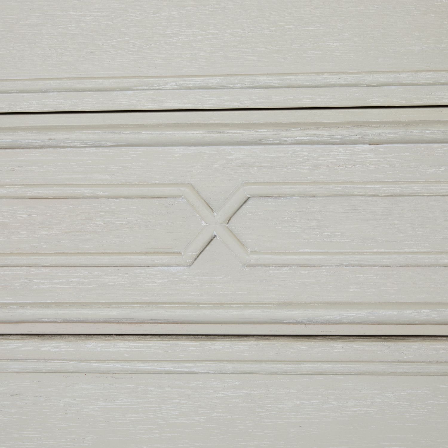 Archie Mindi Sungkai Wood Tallboy - 4 Drawers, White