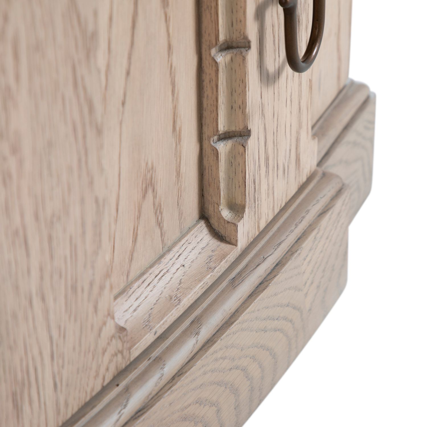 Antonio Oak Wood Chest - 3 Drawers, Light Natural Blonde