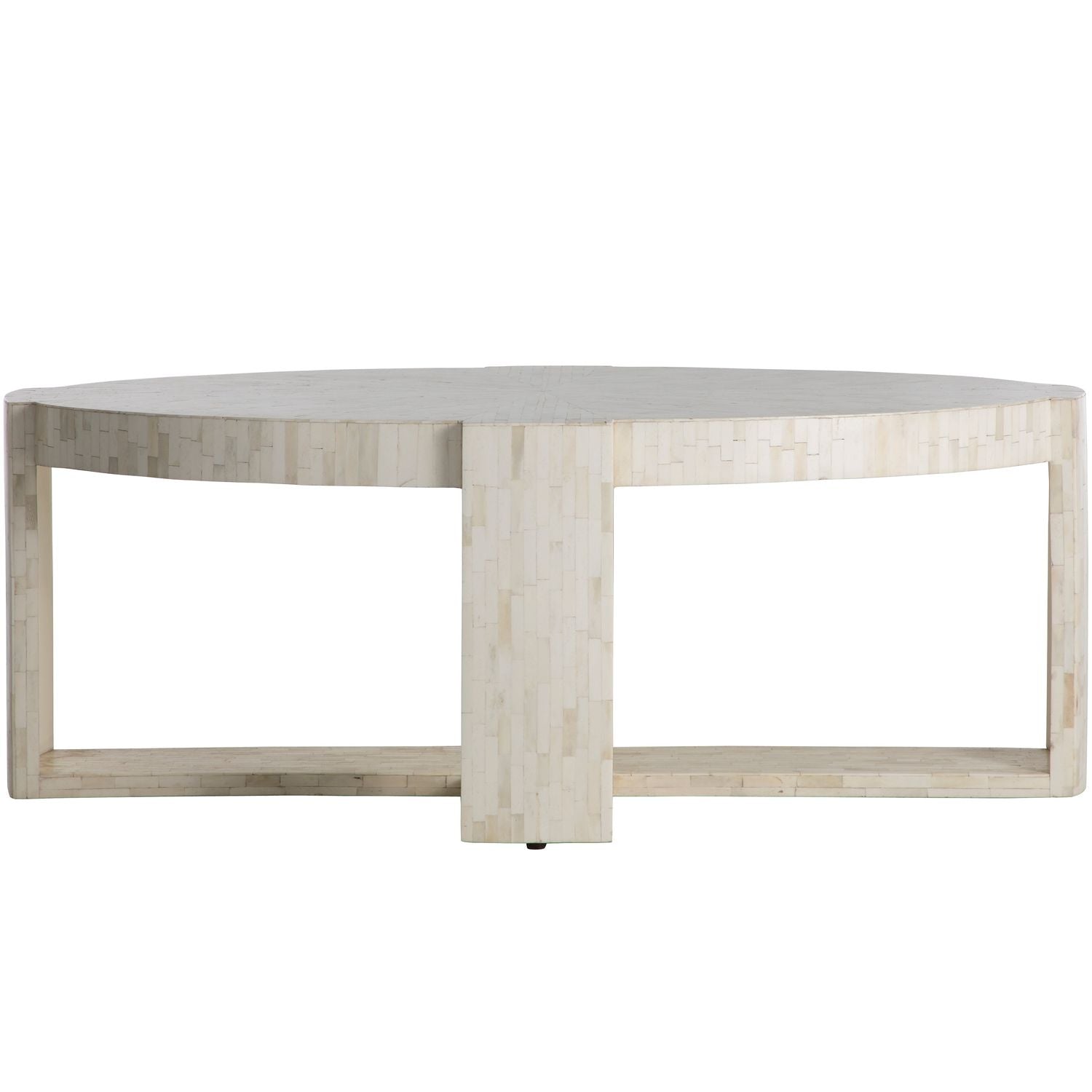 Kenzie Engineered Wood Oval Frame Coffee Table - 48.5 In. W X 18 In. H
