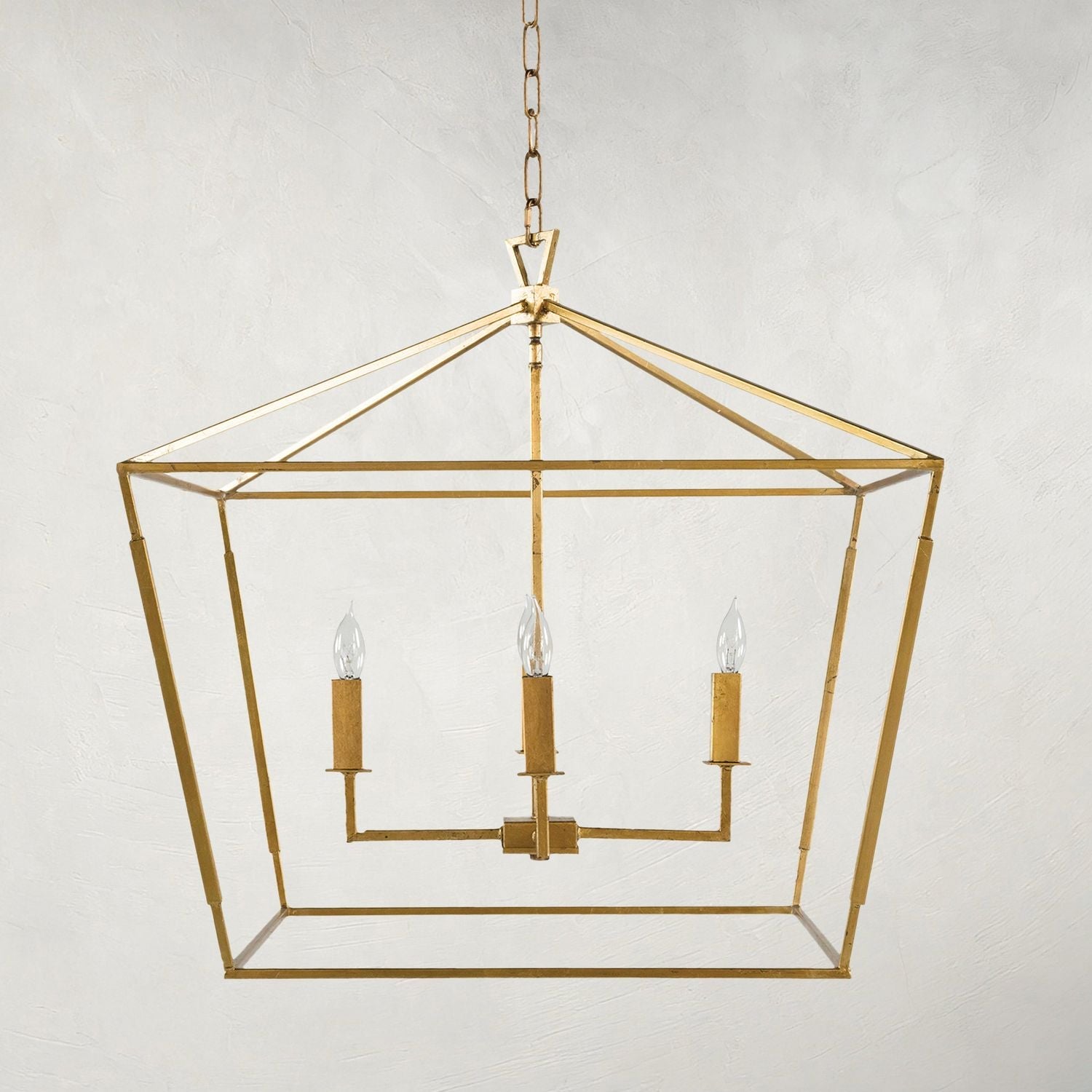 Adler Metal Vintage Gold Chandelier - 24.5 In. D X 23.5 In. H