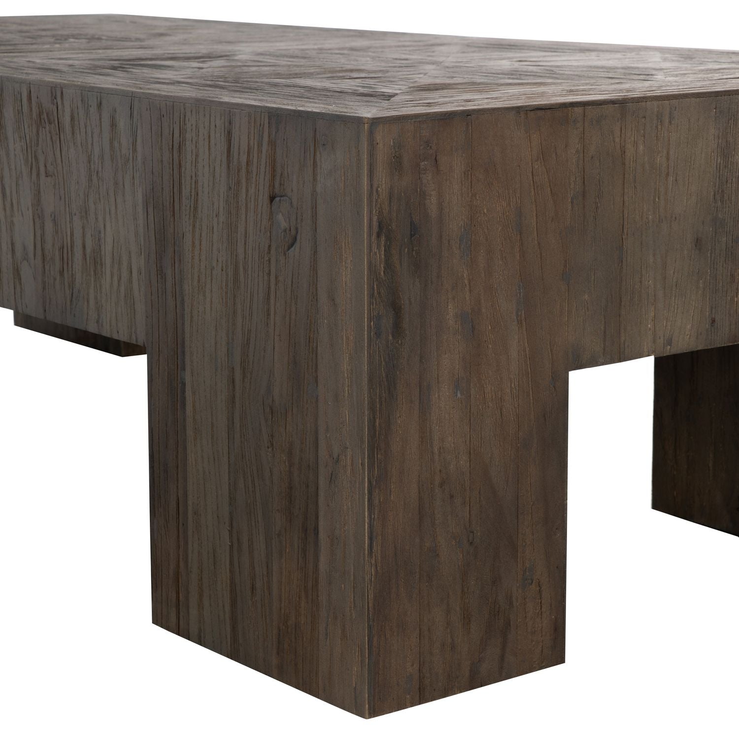 Robert Recycled Elm Rectangle Coffee Table - 64 In. W X 18 In. H