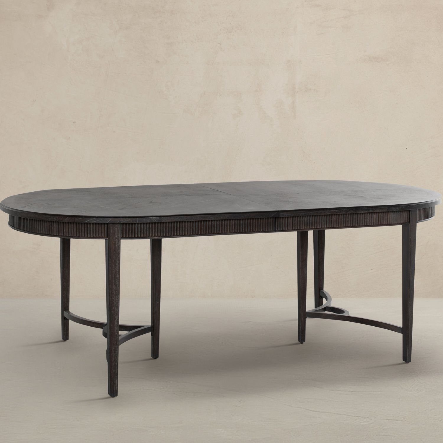 Whitlock Mindi Veneer Oval Extendable Dining Table - 86 In. W X 30 In. H