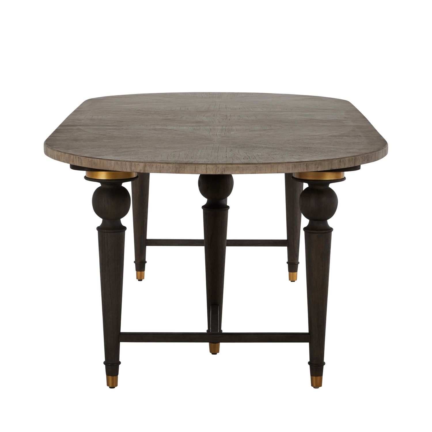 Roderick Mindi Veneer Oval Extendable Dining Table - 82 In. W X 30 In. H