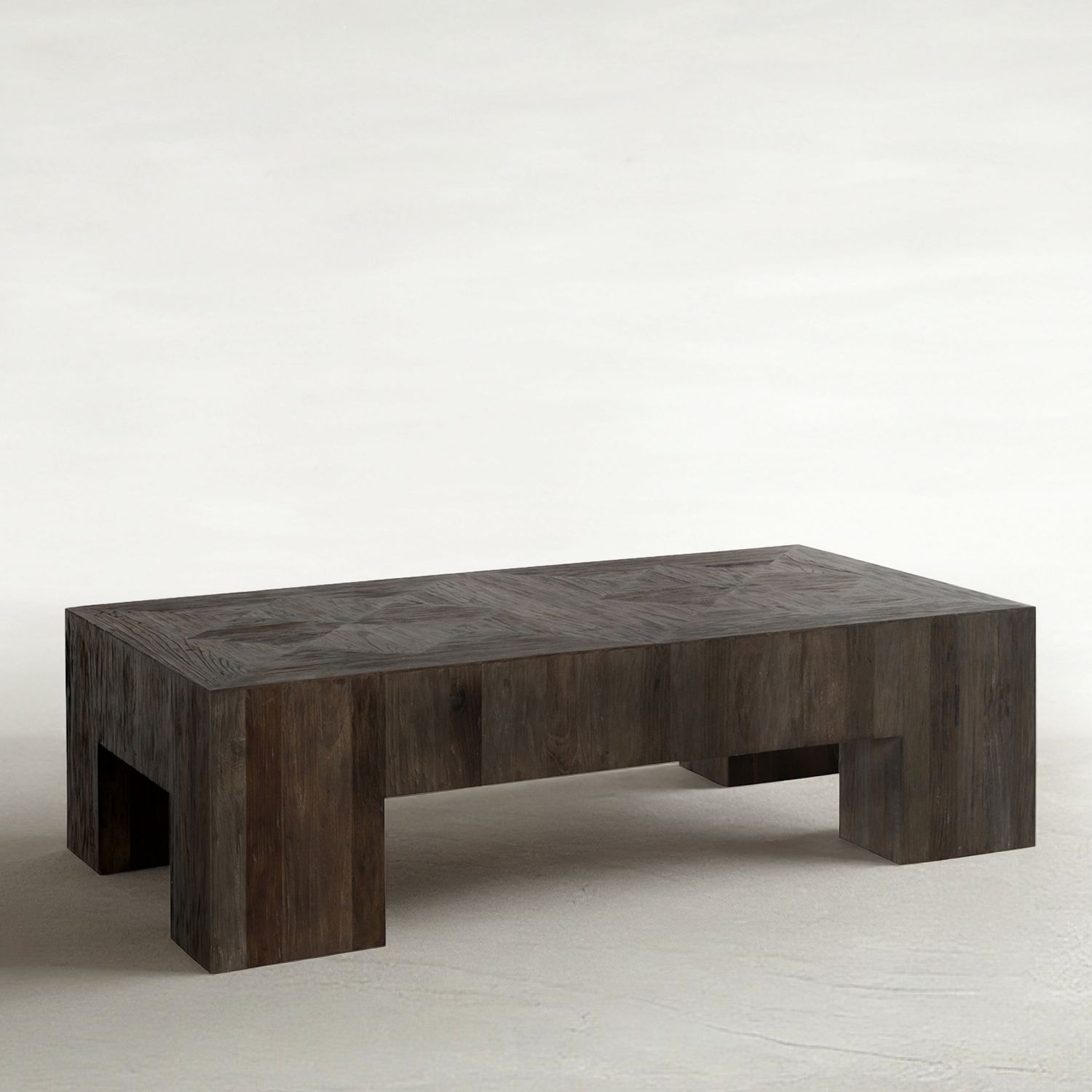 Robert Recycled Elm Rectangle Coffee Table - 64 In. W X 18 In. H