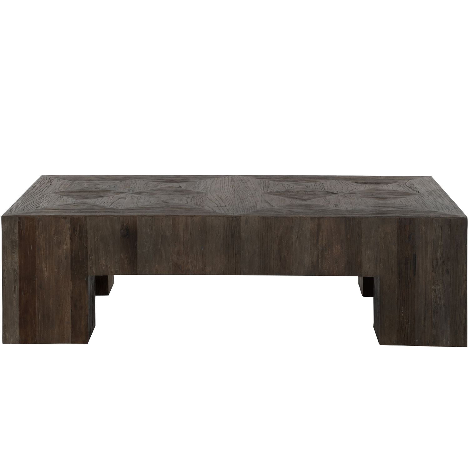 Robert Recycled Elm Rectangle Coffee Table - 64 In. W X 18 In. H