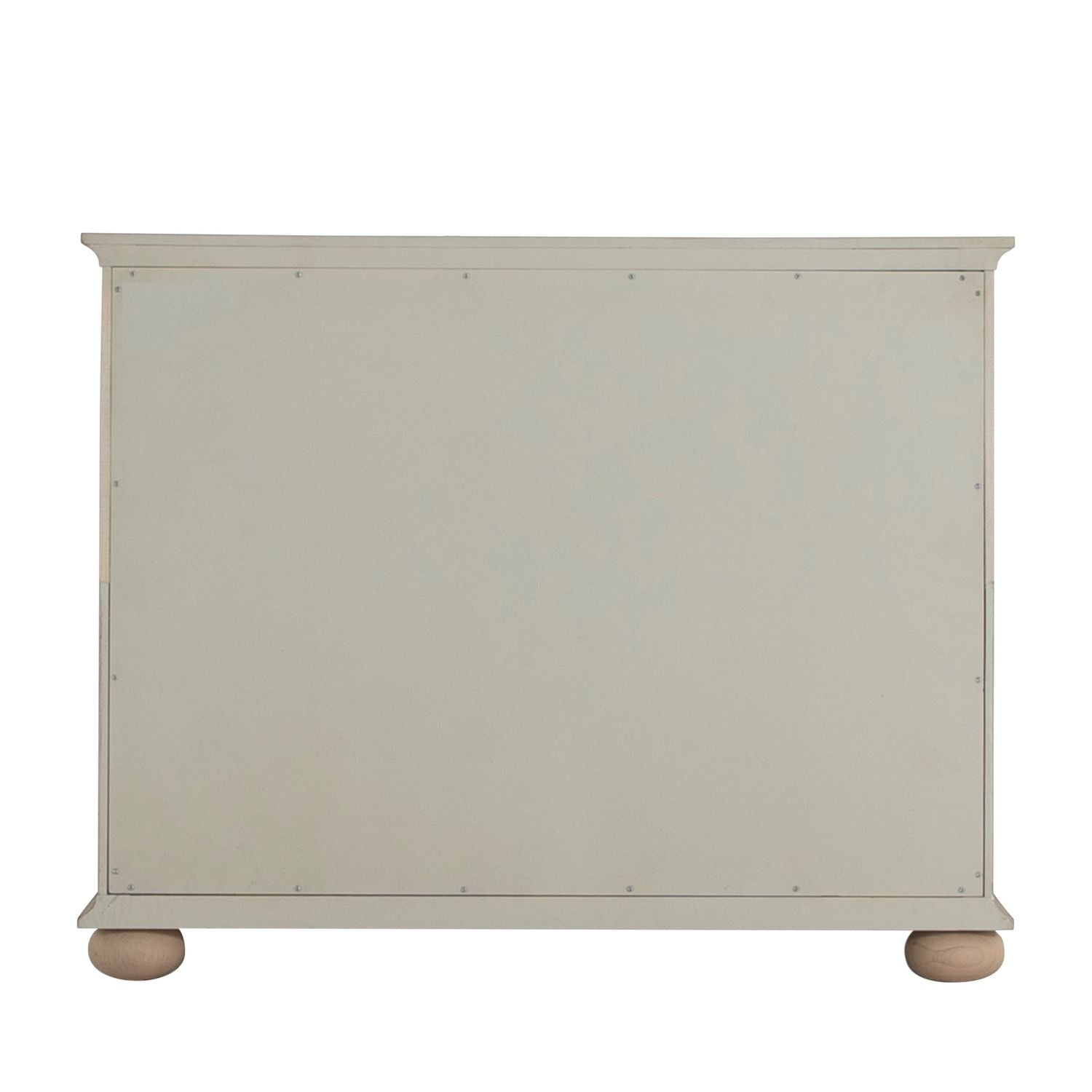 Crestine Mindi Wood Chest - 3 Drawers, White Raffia