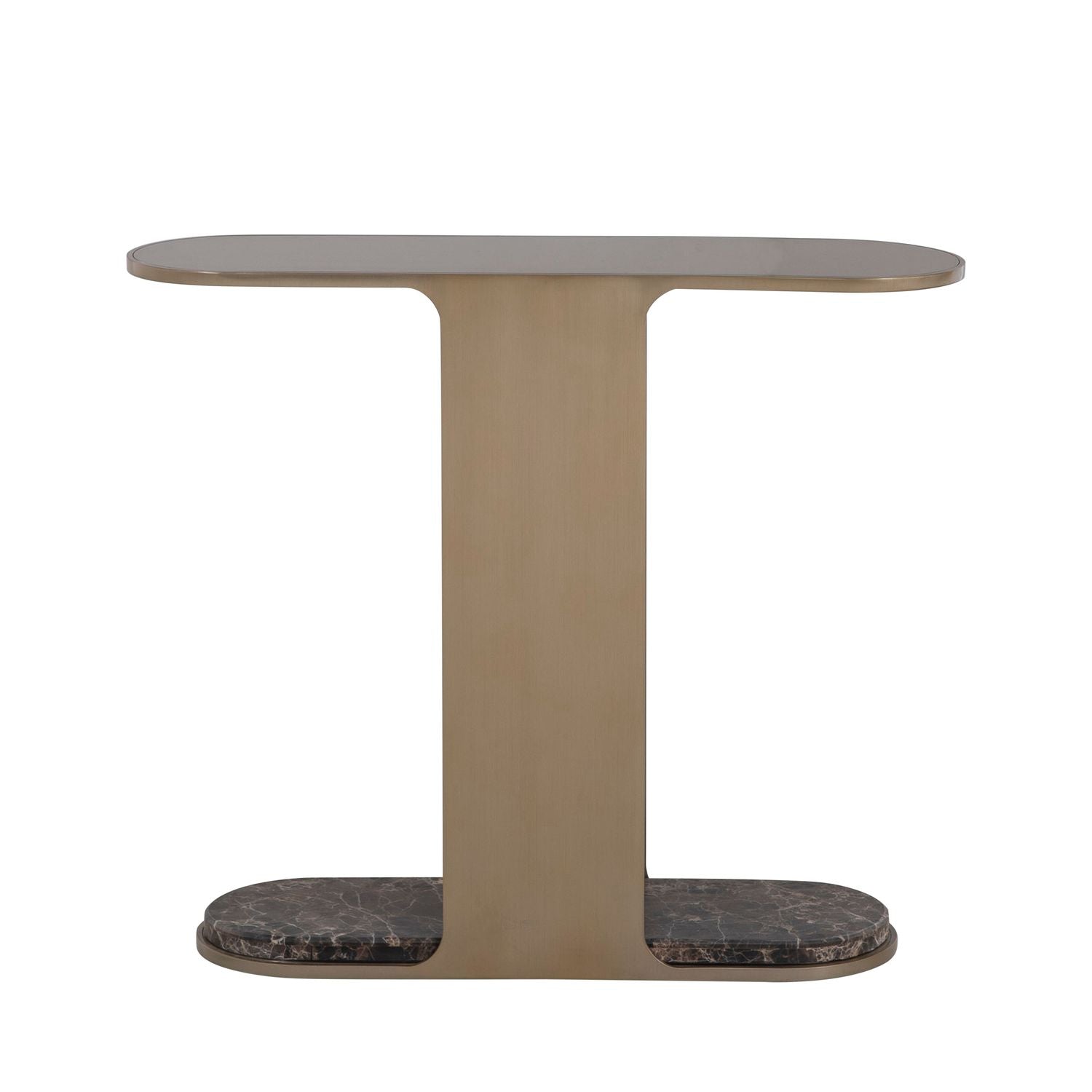 Cascade Metal Oval Side Table - 8 In. W X 24 In. H